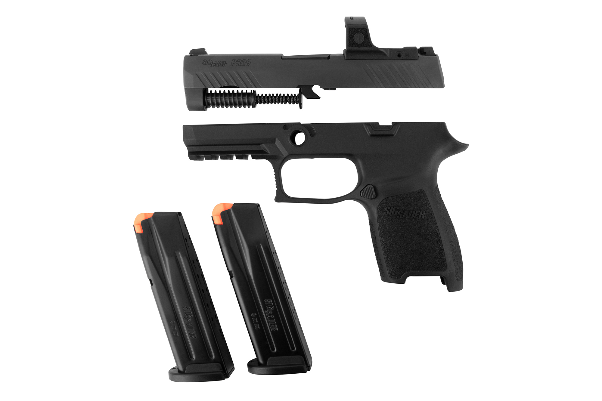 SIG SAUER P320 Compact RXZP Wechselsystem inkl. ROMEOZero PRO 9mm Luger