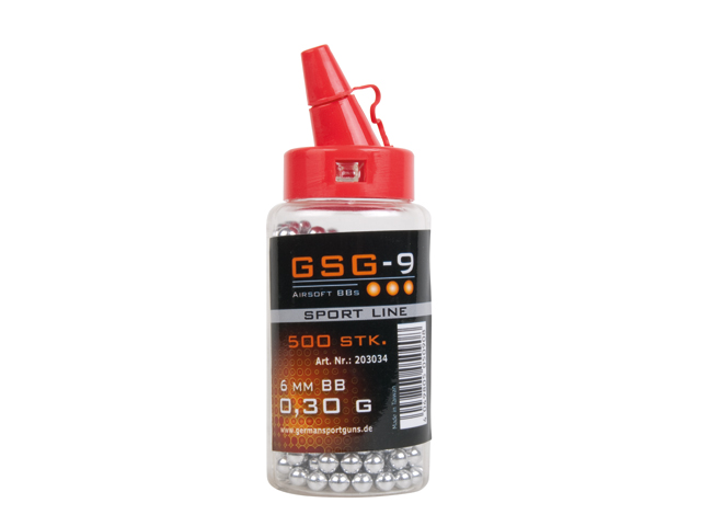 GSG-9 Sport Line 6mm BBs Alu 0,30 g 500 Stück GSG-9 Sport Line 6mm BBs Alu 0,30 g 500 Stück