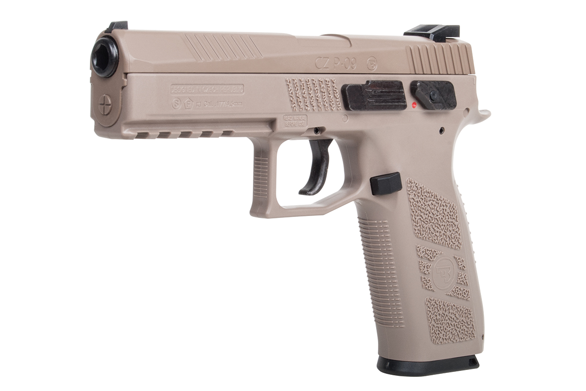 CZ 75 P-09 Duty Tan 4,5mm | 4,5mm BB  - Druckluft Co2 BlowBack