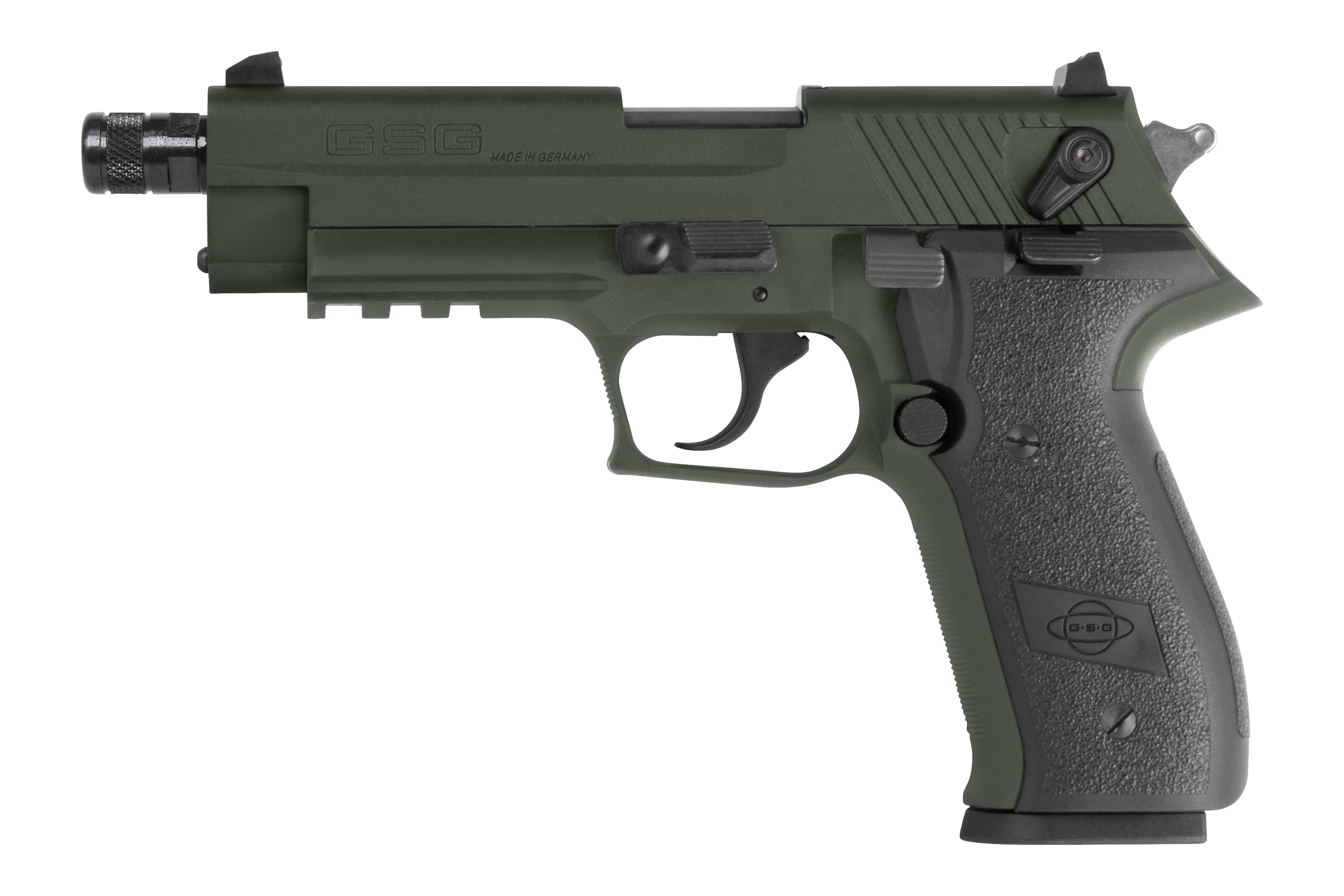 GSG FireFly SD OD Green .22lr HV - Selbstladepistole