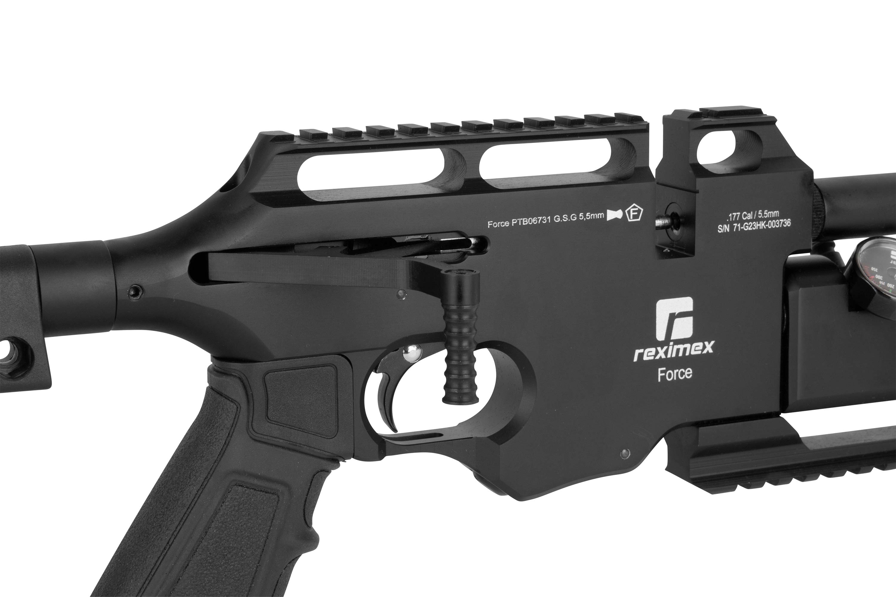 Reximex Force 2 Schwarz 5,5mm - Druckluft Pressluft | PCP