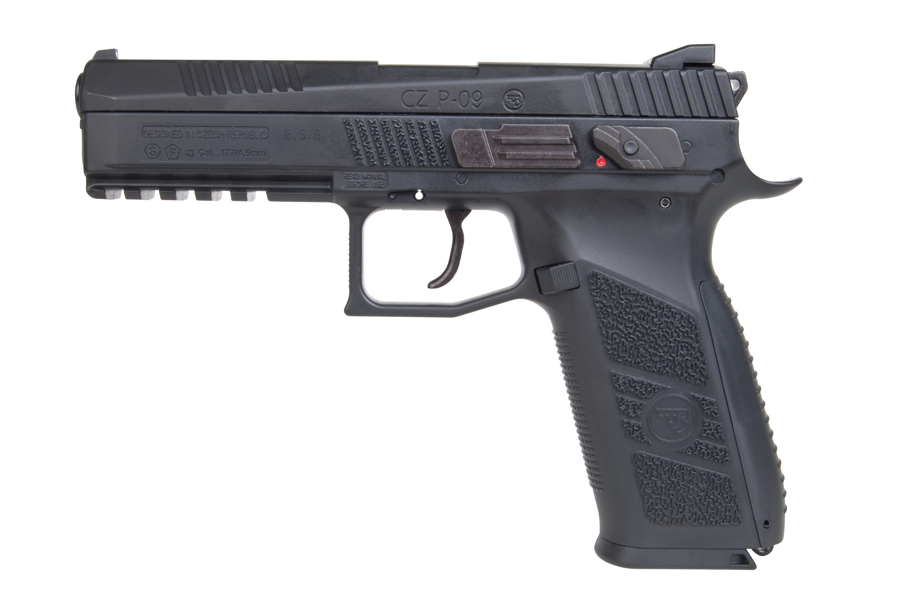 CZ 75 P-09 Duty Schwarz 4,5mm - Druckluft Co2 BlowBack