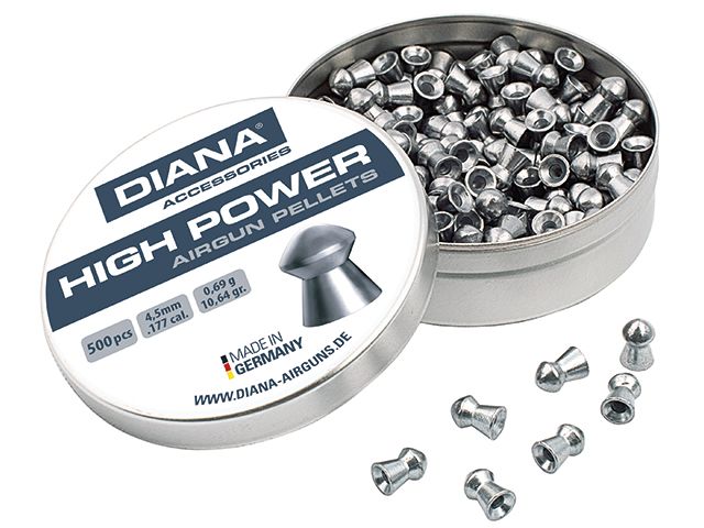 DIANA Rundkopf Diabolos glatt 4,5mm 400 Stück DIANA Rundkopf Diabolos glatt 4,5mm 400 Stück