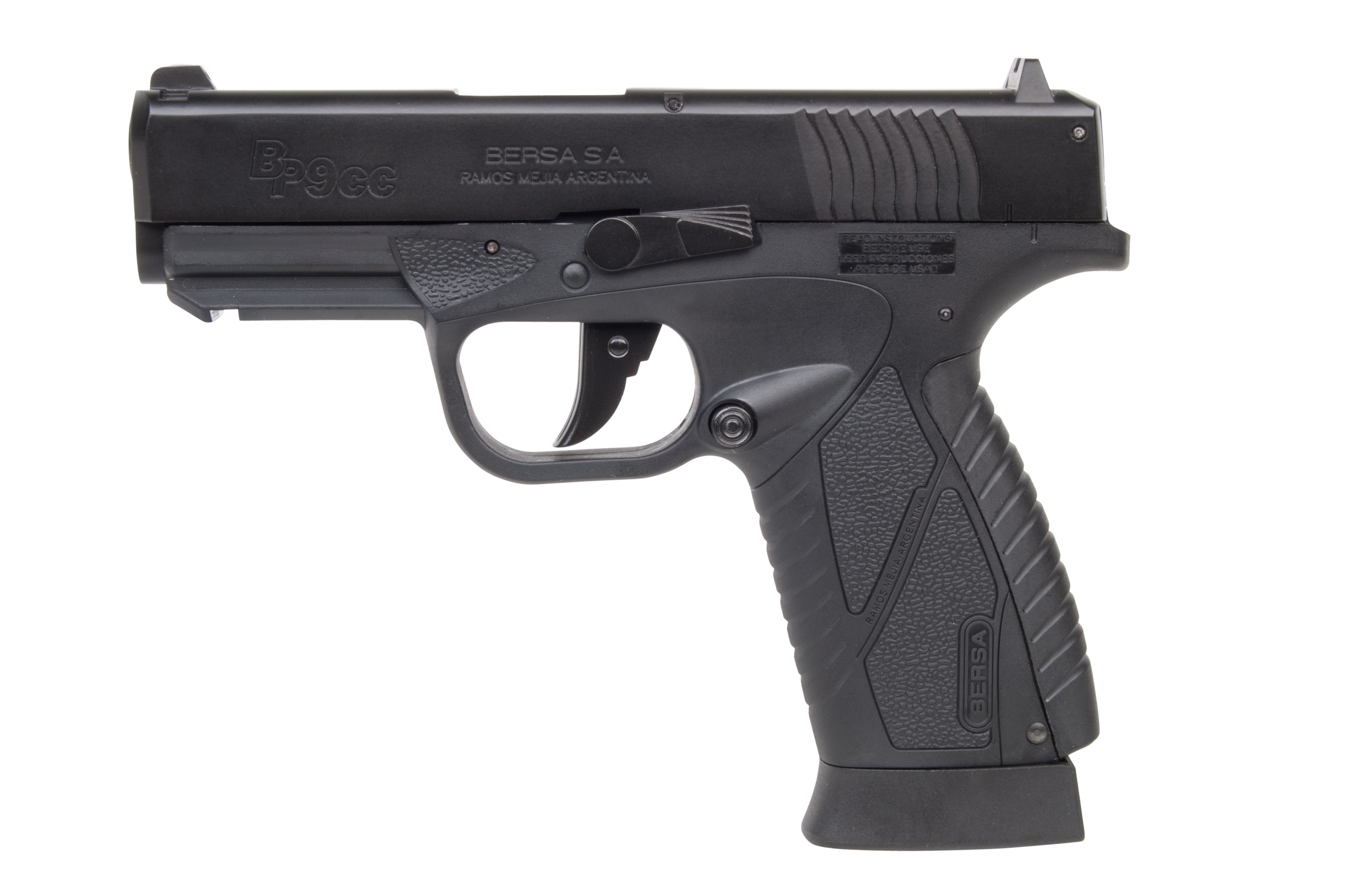 Bersa BP9CC Schwarz 4,5mm BB - Druckluft Co2 BlowBack