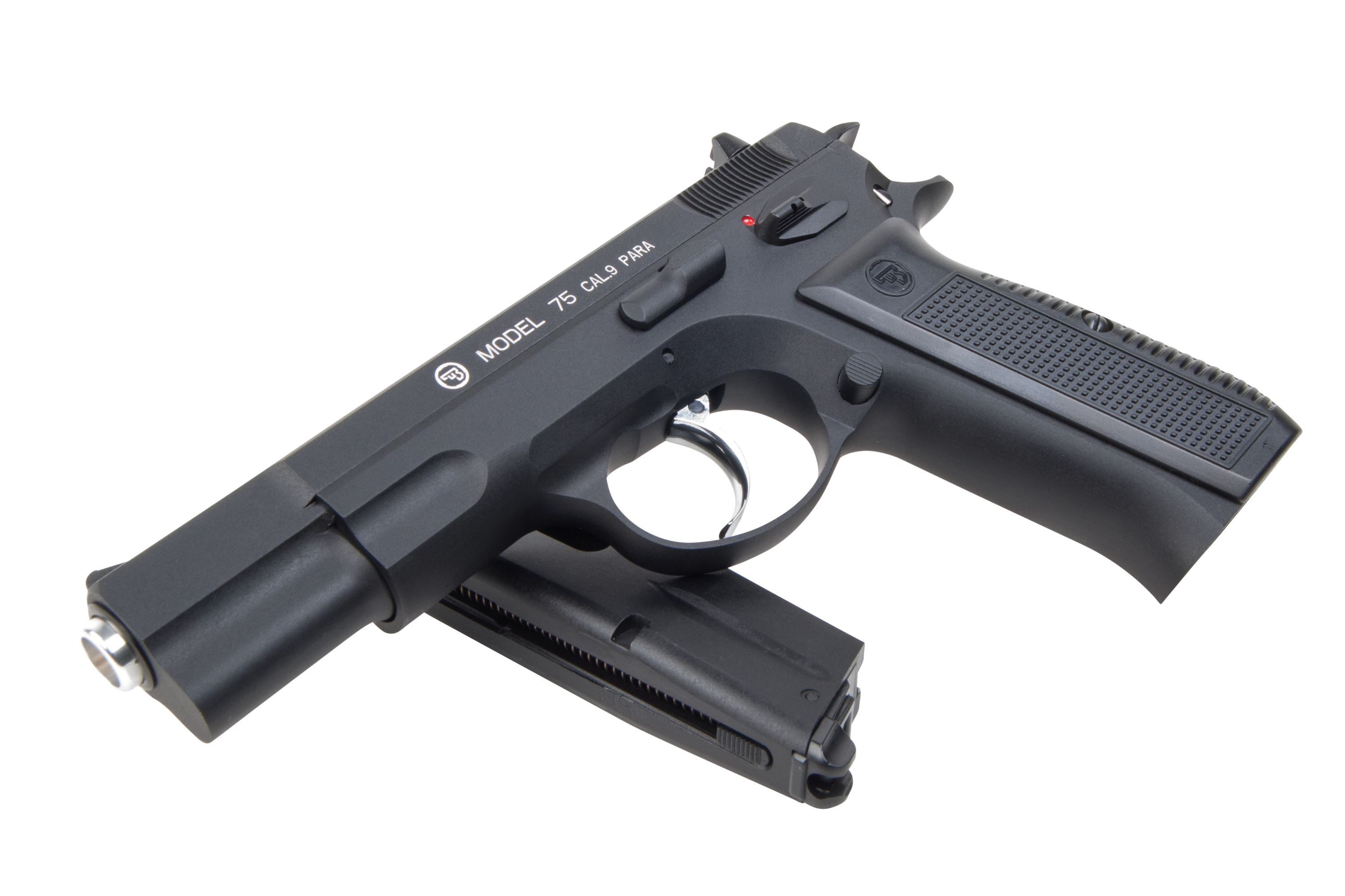 CZ 75 Schwarz 4,5mm BB - Druckluft Co2 BlowBack