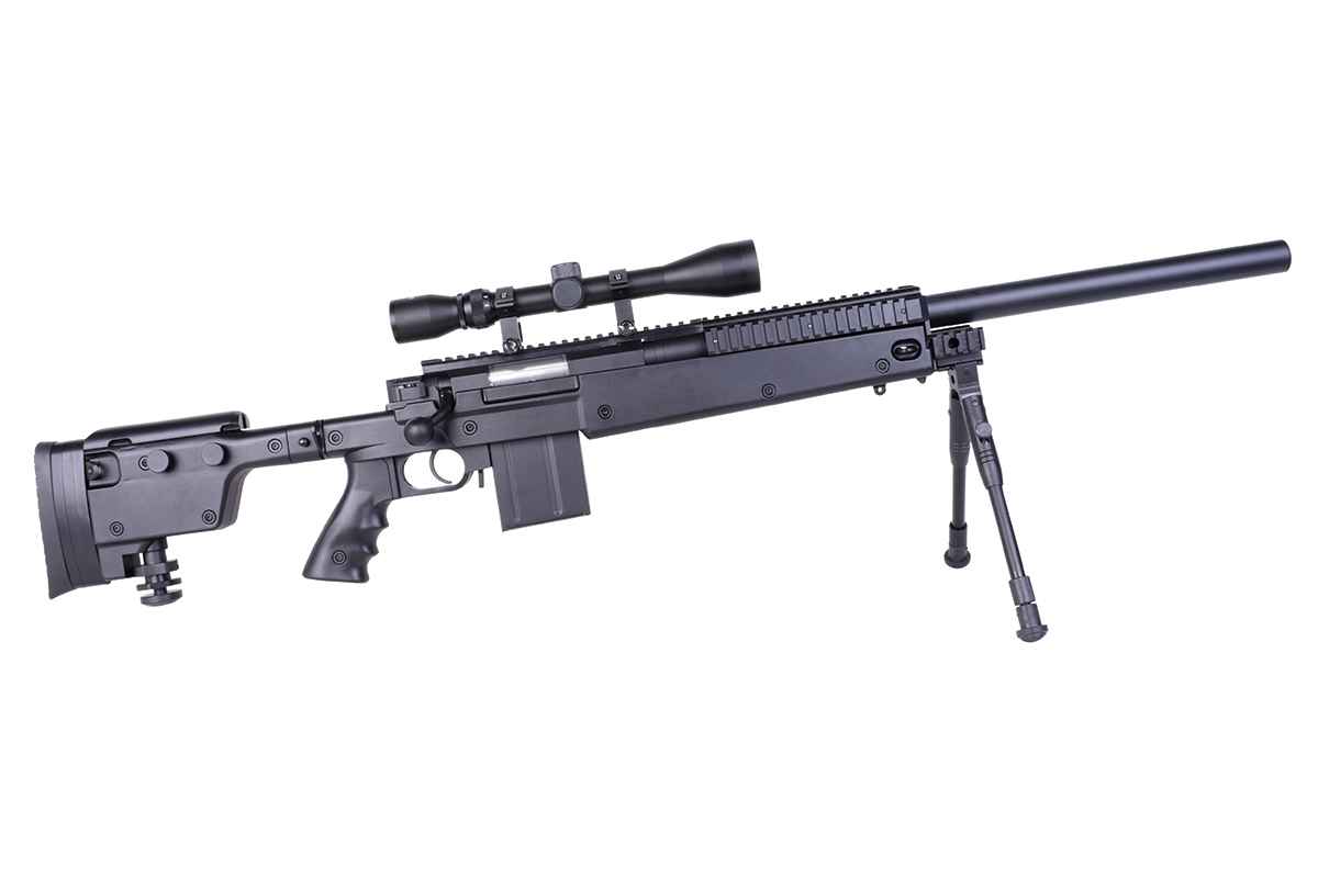 GSG 4406 Sniper Schwarz 6mm - Airsoft Federdruck