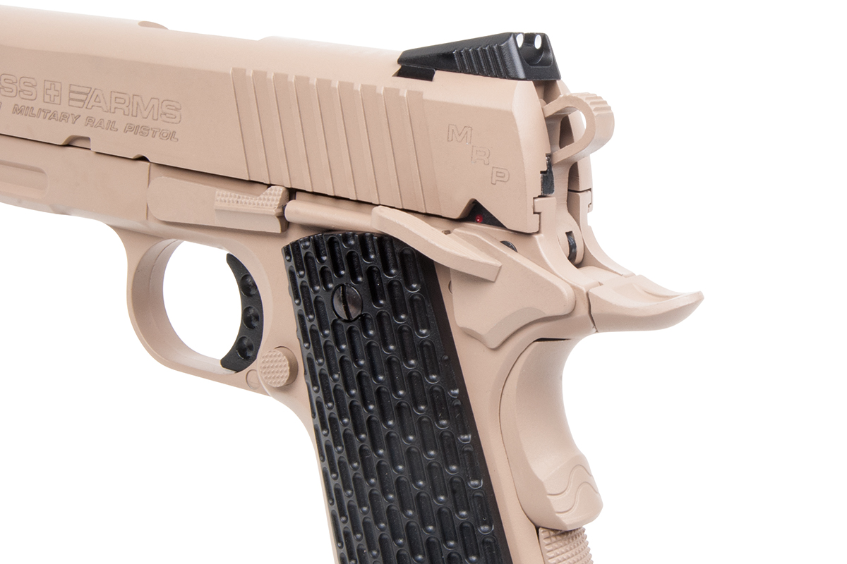 Swiss Arms P1911 Tan 4,5mm BB - Druckluft Co2 BlowBack