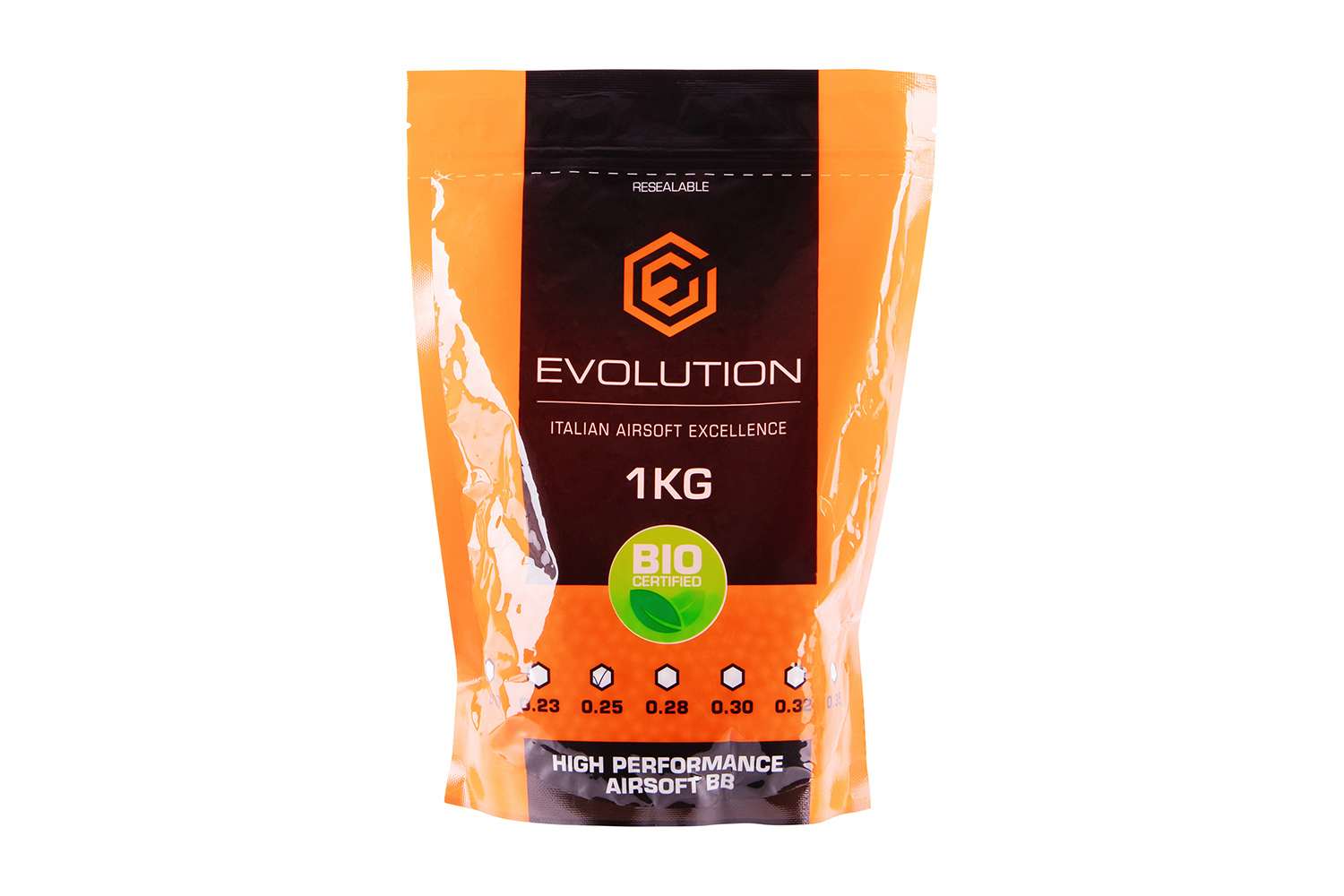 Evolution High Performance Airsoft BIO BBs 6mm 0,25g 4.000 Stück