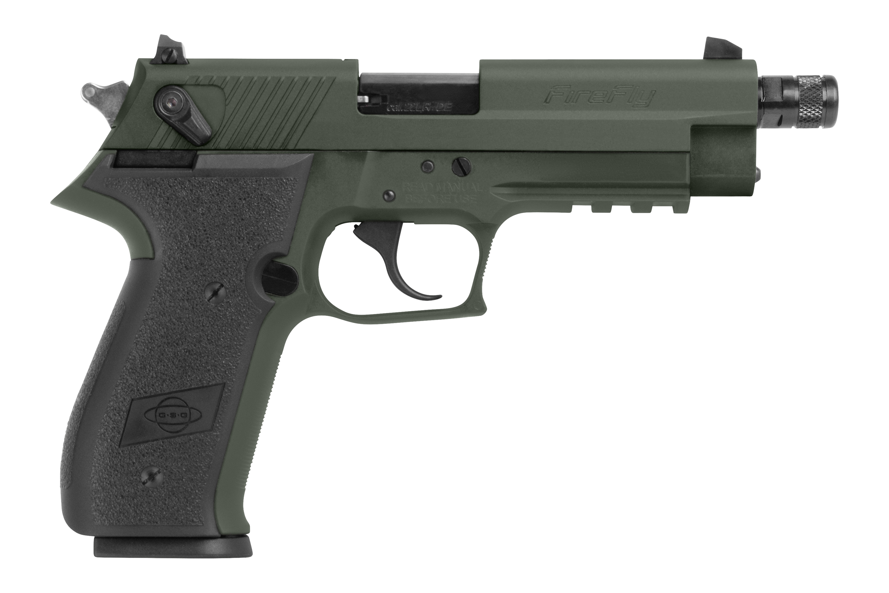 GSG FireFly SD OD Green .22lr HV - Selbstladepistole