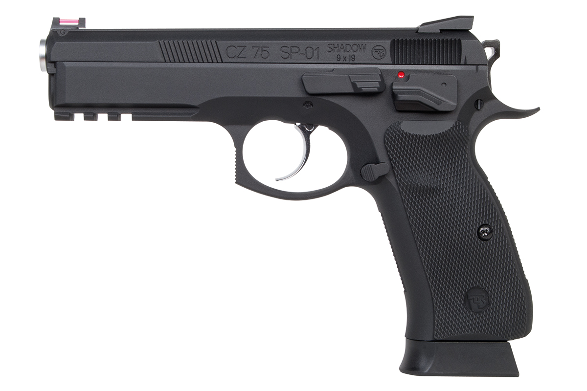 CZ 75 SP-01 Shadow Schwarz 6mm - Airsoft Gas BlowBack