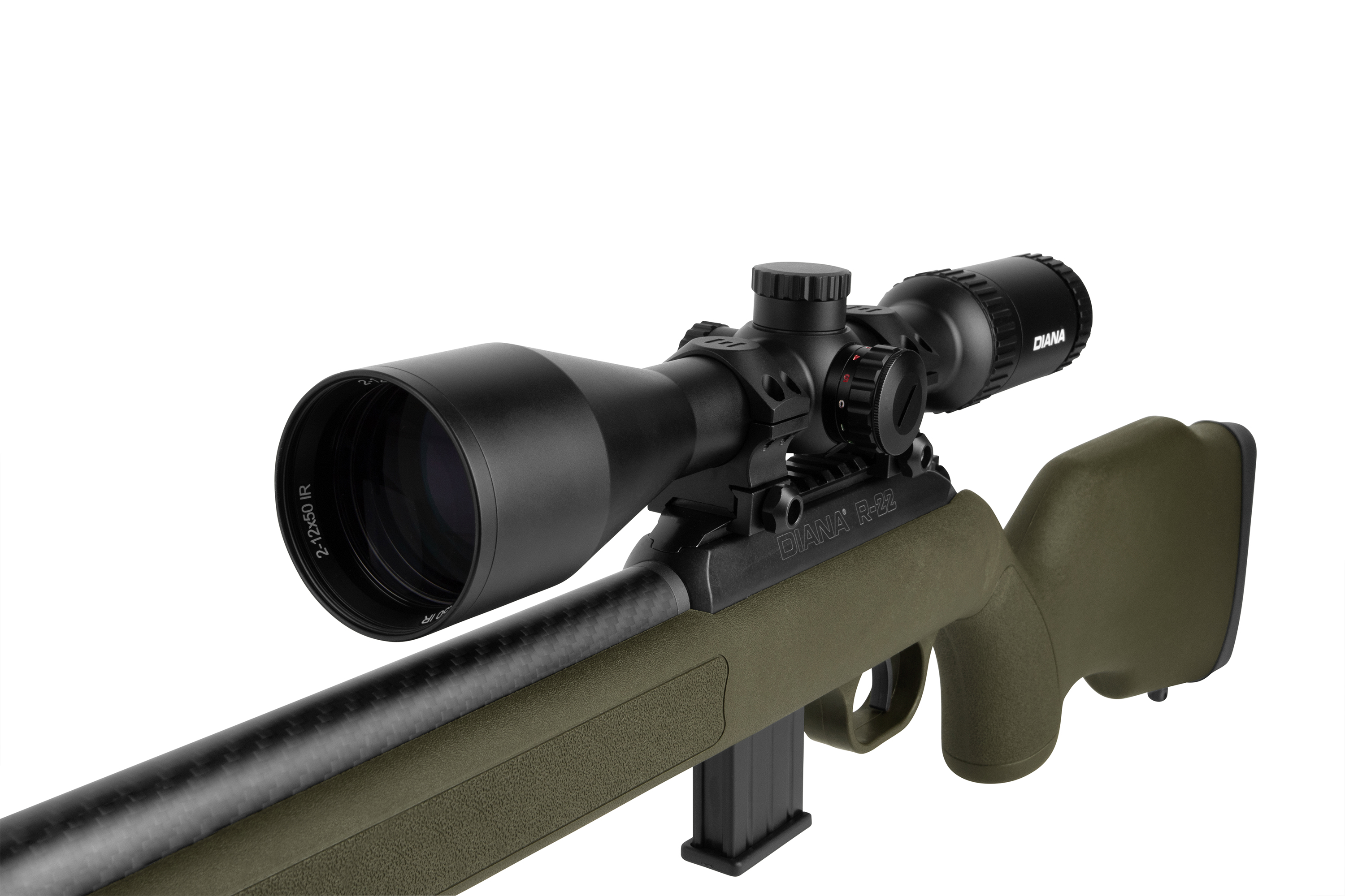 DIANA R-22 Carbon Set OD Green .22lr - Repetierbüchse