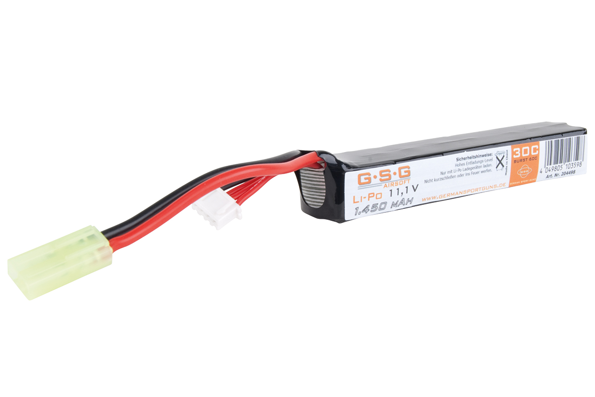 GSG Akku Li-Po 11,1V | 1.450 mAh - Airsoft