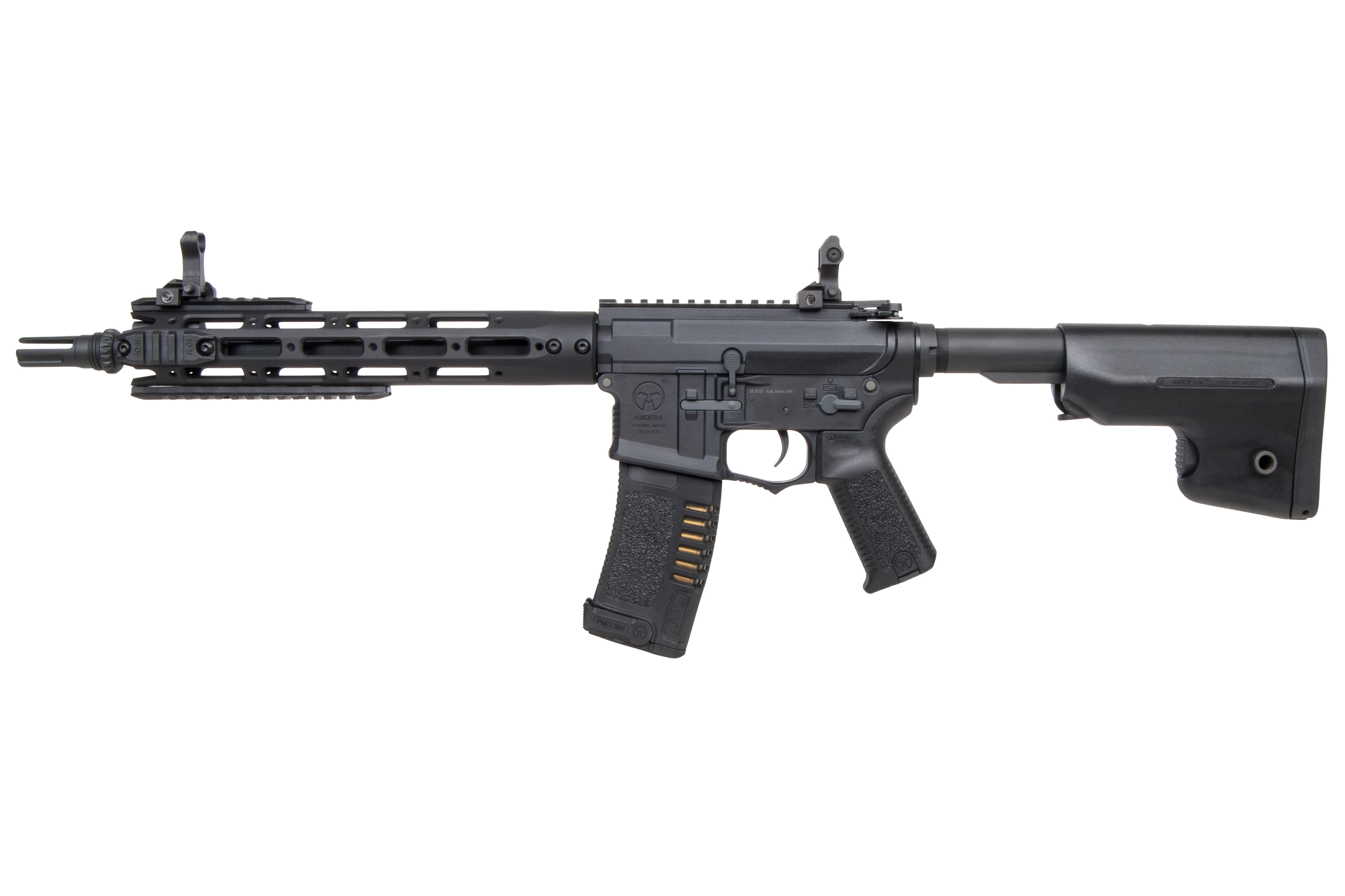 Ares Amoeba M4 009 Schwarz 6mm - Airsoft AEG < 0,5 Joule