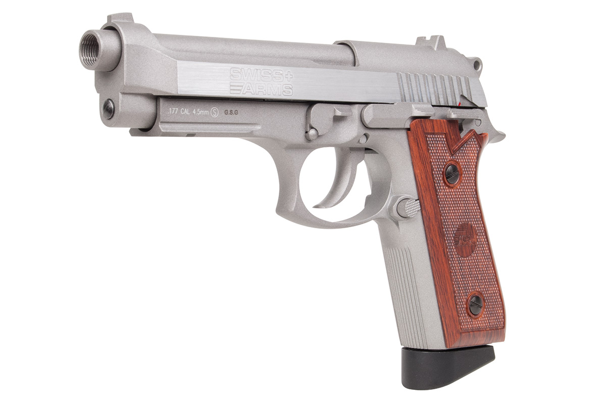 Swiss Arms SA92 Stainless 4,5mm BB - Druckluft Co2 BlowBack