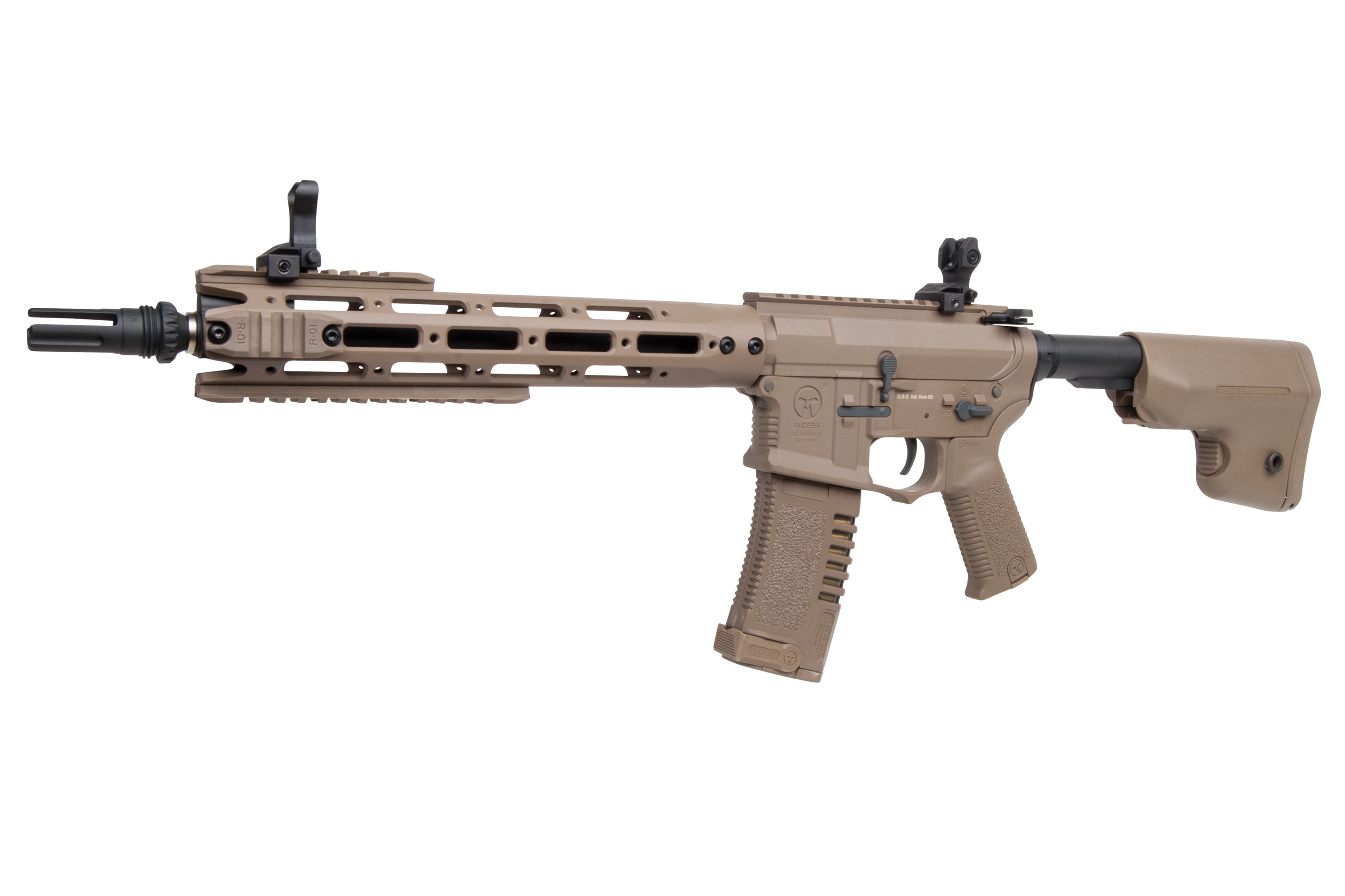 Amoeba M4 009 Dark Earth 6mm - Airsoft AEG < 0,5 Joule