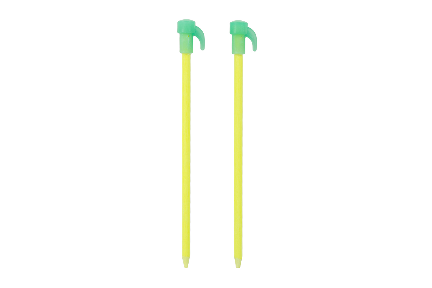 Highlander Fluoreszierende Zeltheringe 20cm 6er Set Kunststoff