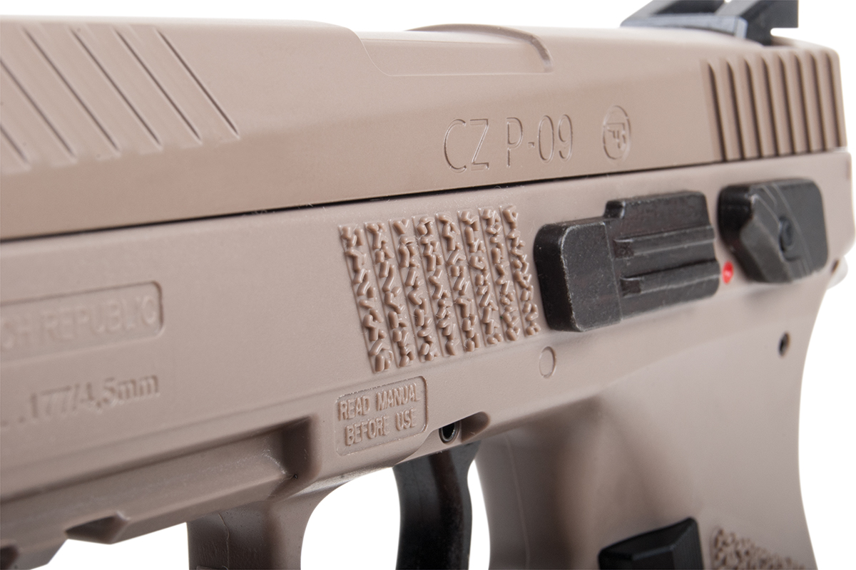 CZ 75 P-09 Duty Tan 4,5mm | 4,5mm BB  - Druckluft Co2 BlowBack