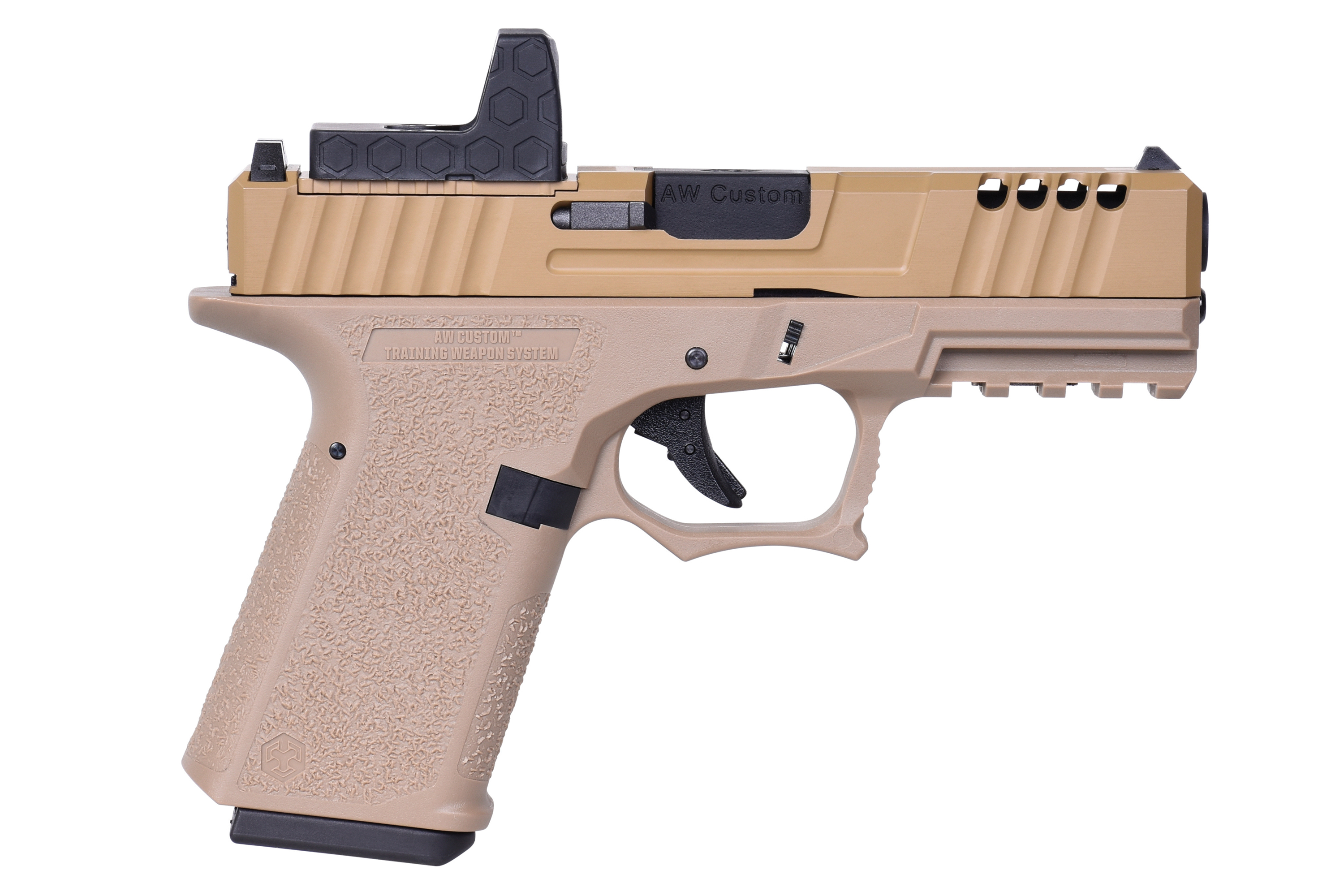 AW Custom VX9 Mod. 1 Precut FDE 6mm - Airsoft Gas BlowBack AW Custom VX9 Mod. 1 Precut FDE 6mm - Airsoft Gas BlowBack