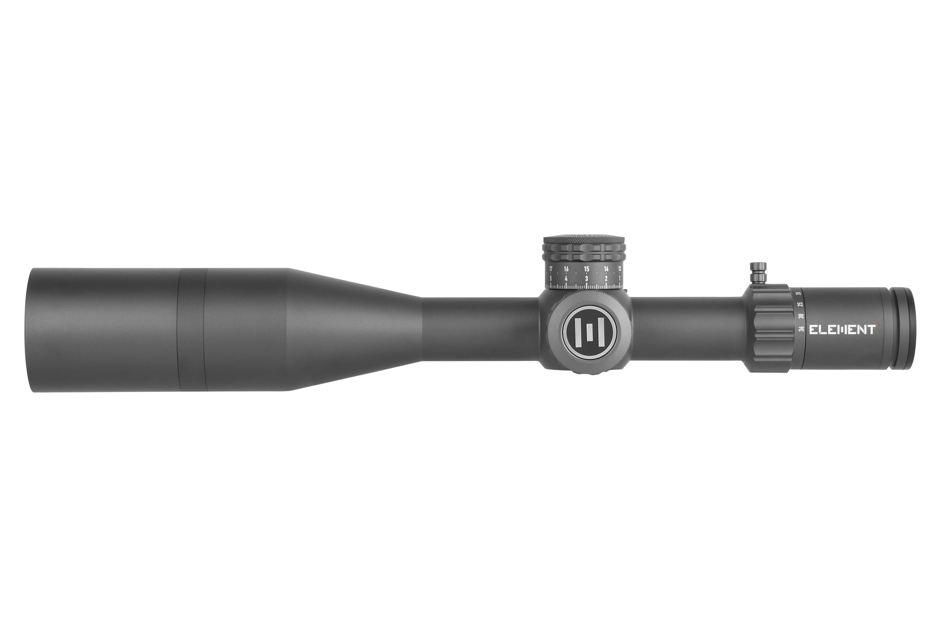 Element Optics Theos Zielfernrohr | 6-36×56 | APR-2D MRAD FFP Grau