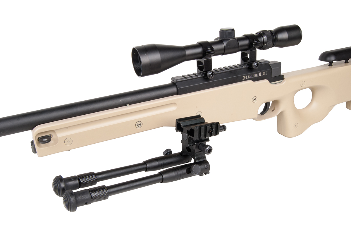 GSG MB01 Tactical Sniper Tan 6mm - Airsoft Federdruck