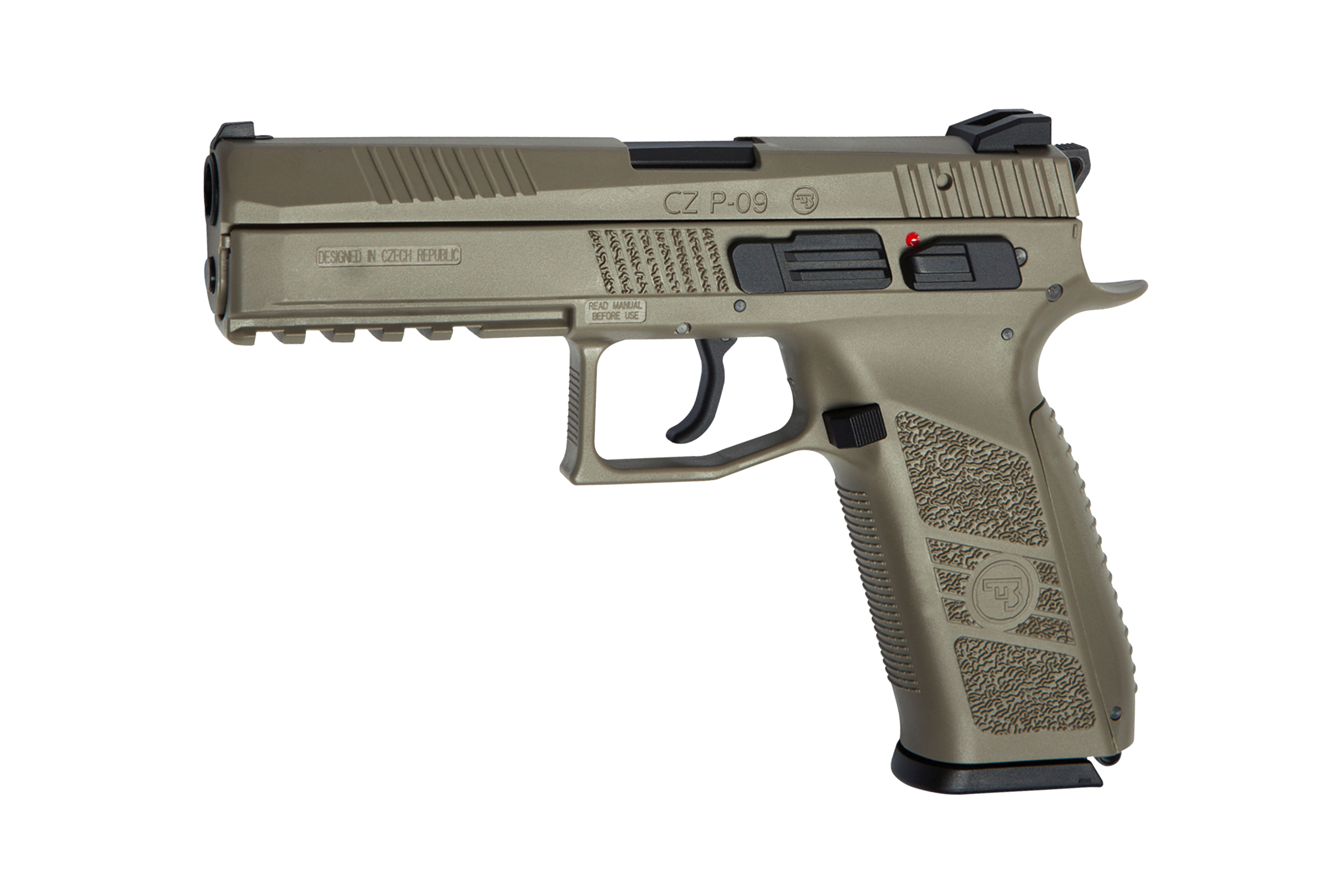 CZ 75 P-09 Kunststoff Tan 6mm - Airsoft Gas BlowBack