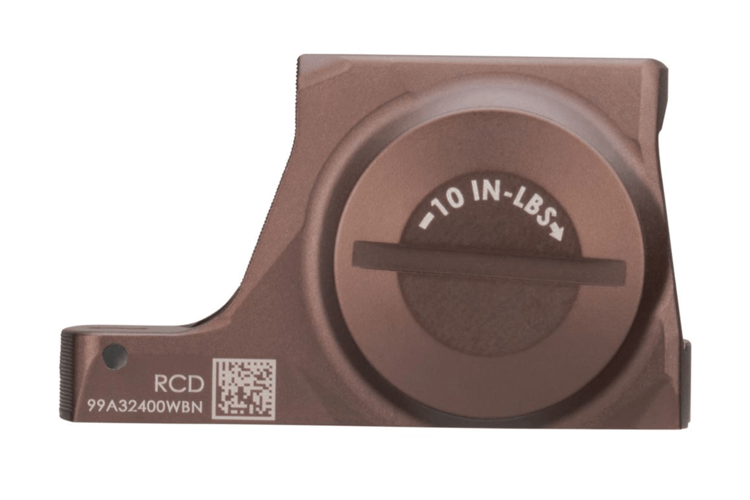 Präzisions-Drehmomentschlüssel mit Bronze-Finish, markiert für 10 in-lbs, ideal für die Wartung von Schusswaffen.