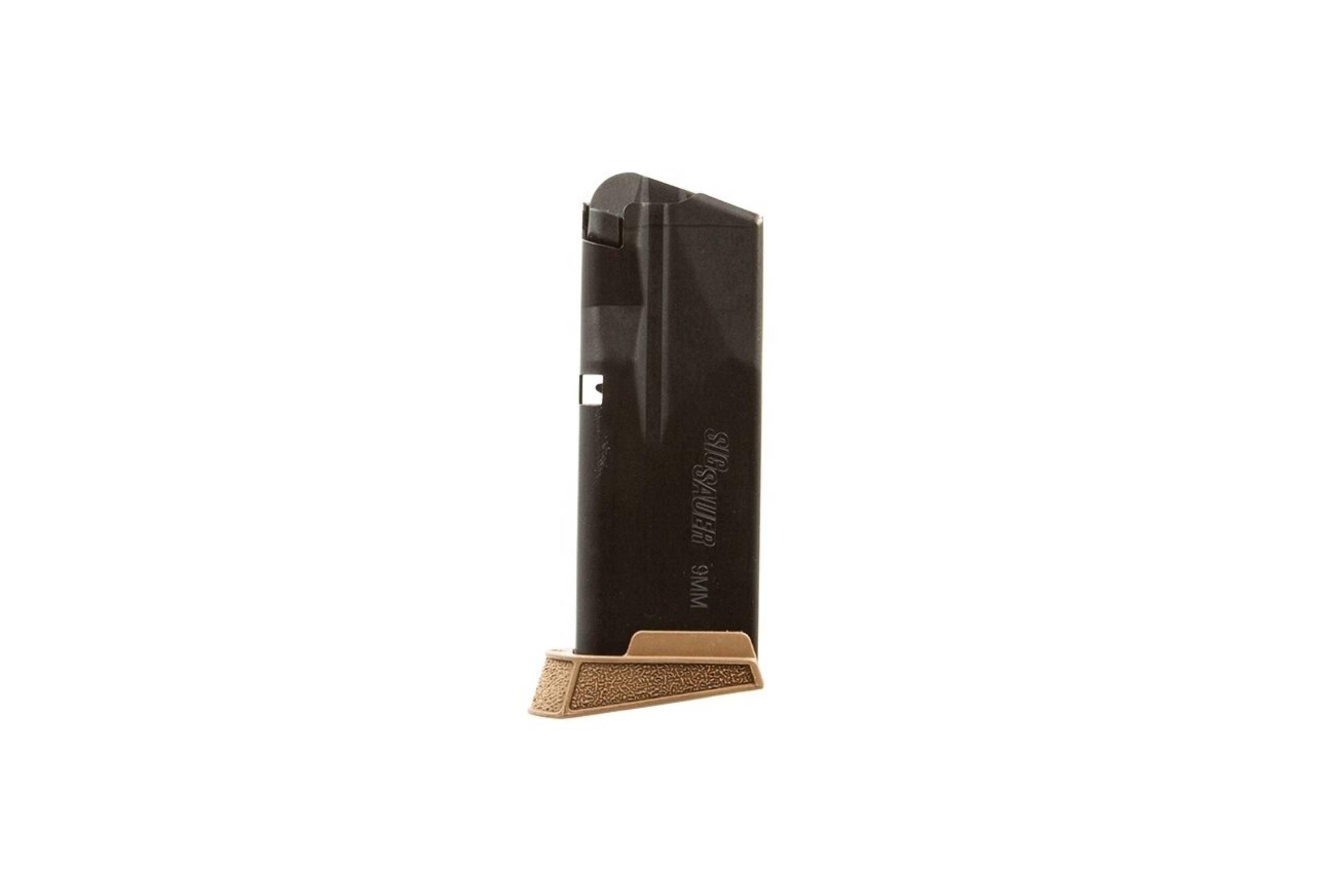 SIG SAUER P365 Magazin mit Extension Coyote Brown 10 Schuss 9mm Luger - Firearms