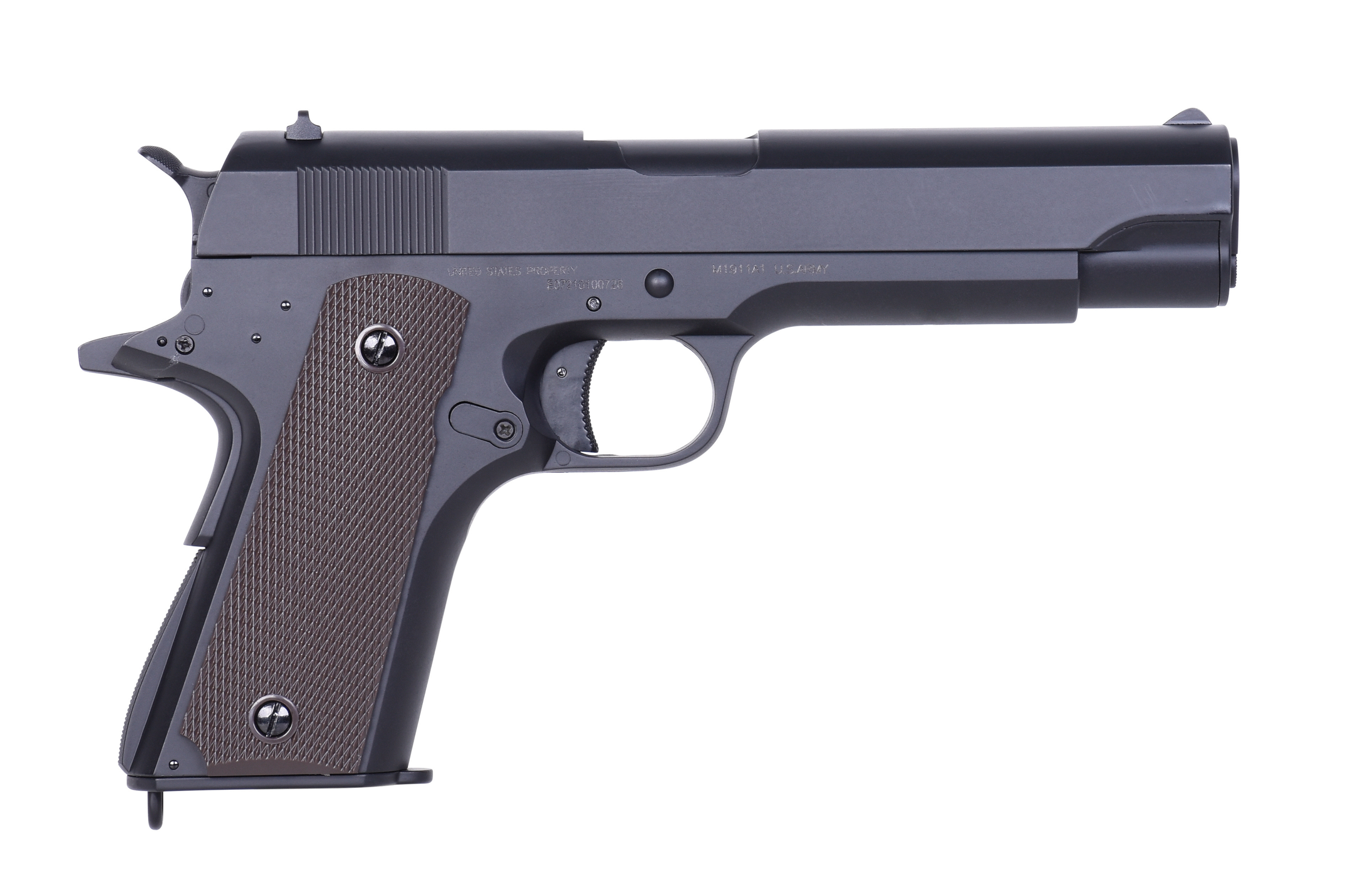 Colt 1911 Schwarz 6mm - Airsoft AEP < 0,5 Joule