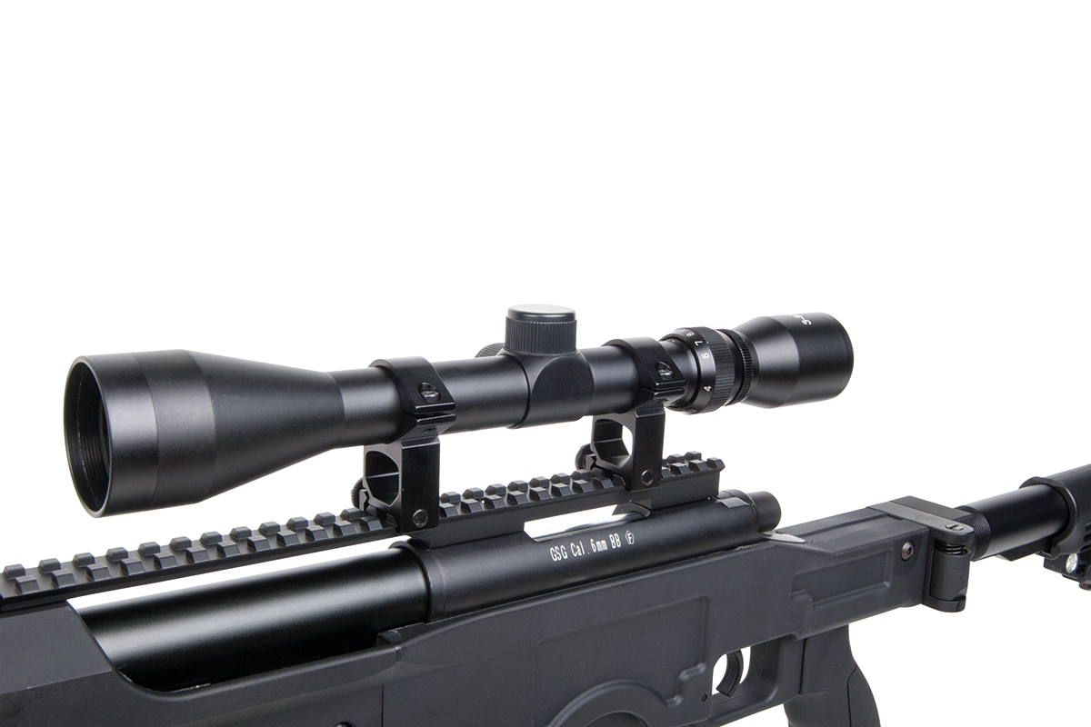 GSG 4412 Sniper Schwarz 6mm - Airsoft Federdruck