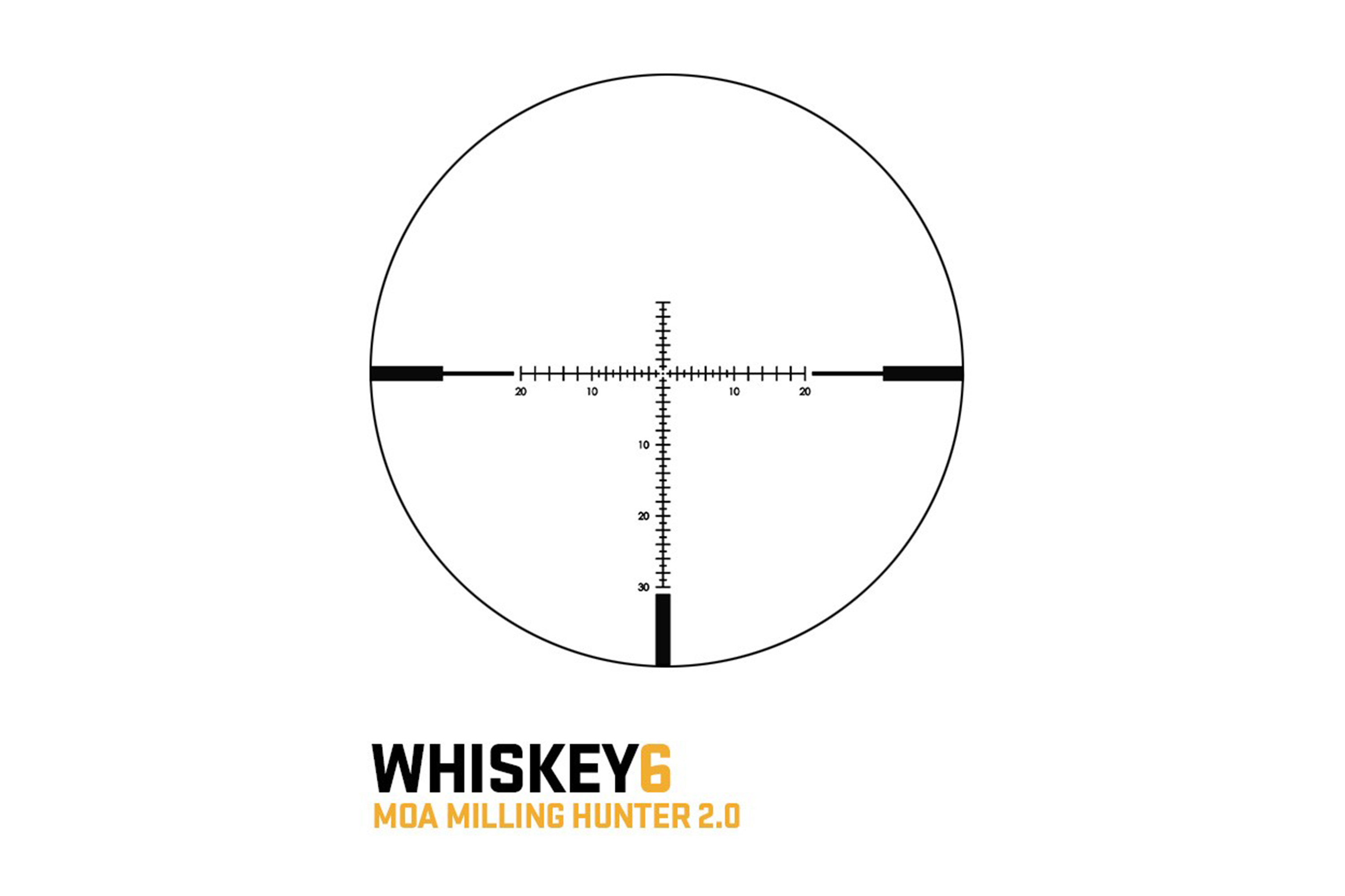 SIG SAUER WHISKEY6 Zielfernrohr | 3-18x44 | MOA Milling Hunter 2.0 SFP