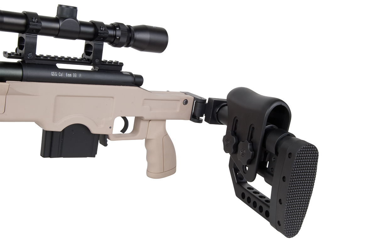 GSG 4410 Sniper Tan 6mm - Airsoft Federdruck