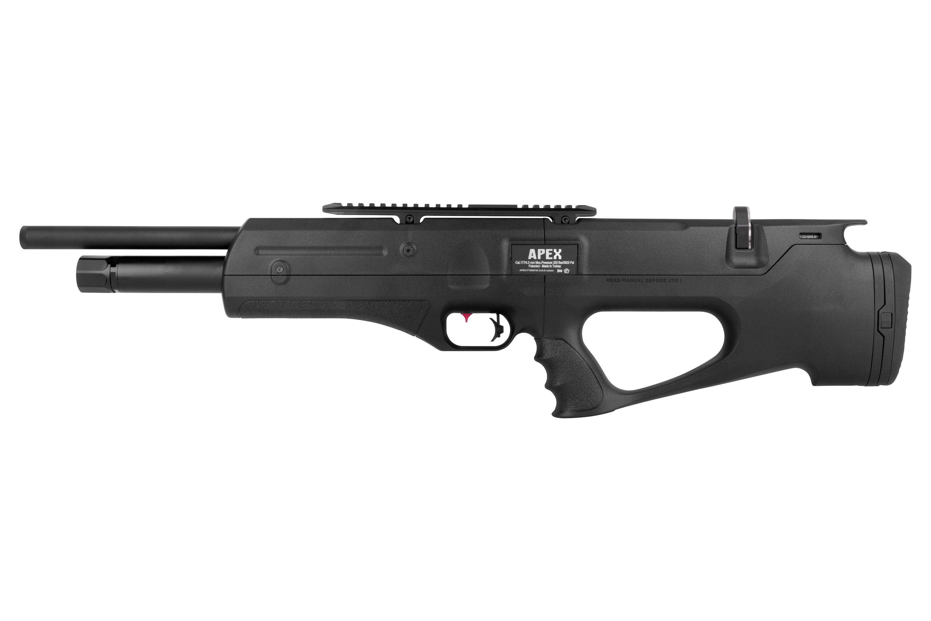 Reximex Apex Schwarz 4,5mm - Druckluft Pressluft | PCP