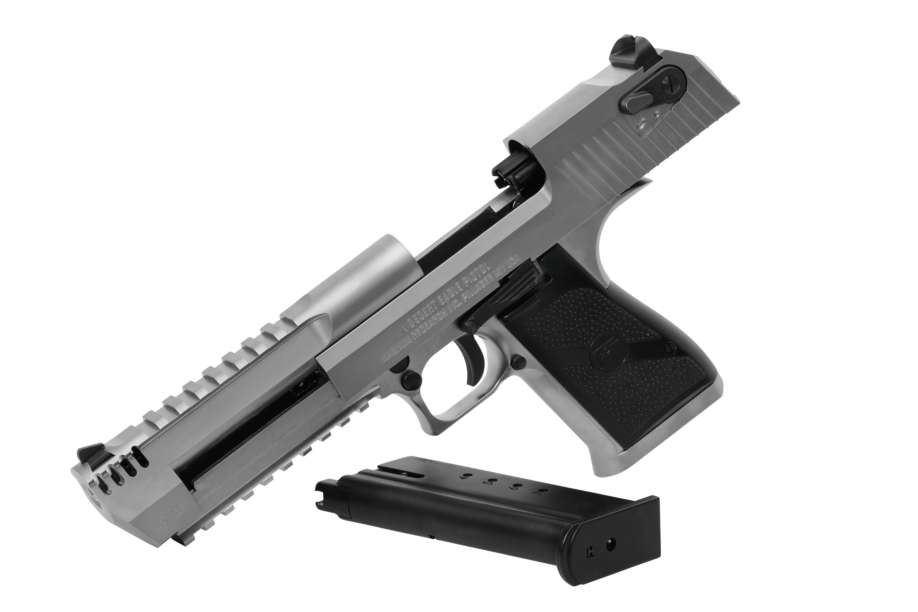 Desert Eagle .50AE L6 Silber 6mm - Airsoft Gas BlowBack