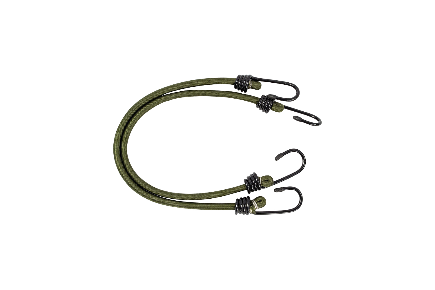 Highlander Forces Spanngummi mit Haken 8mm x 45cm 2er Set