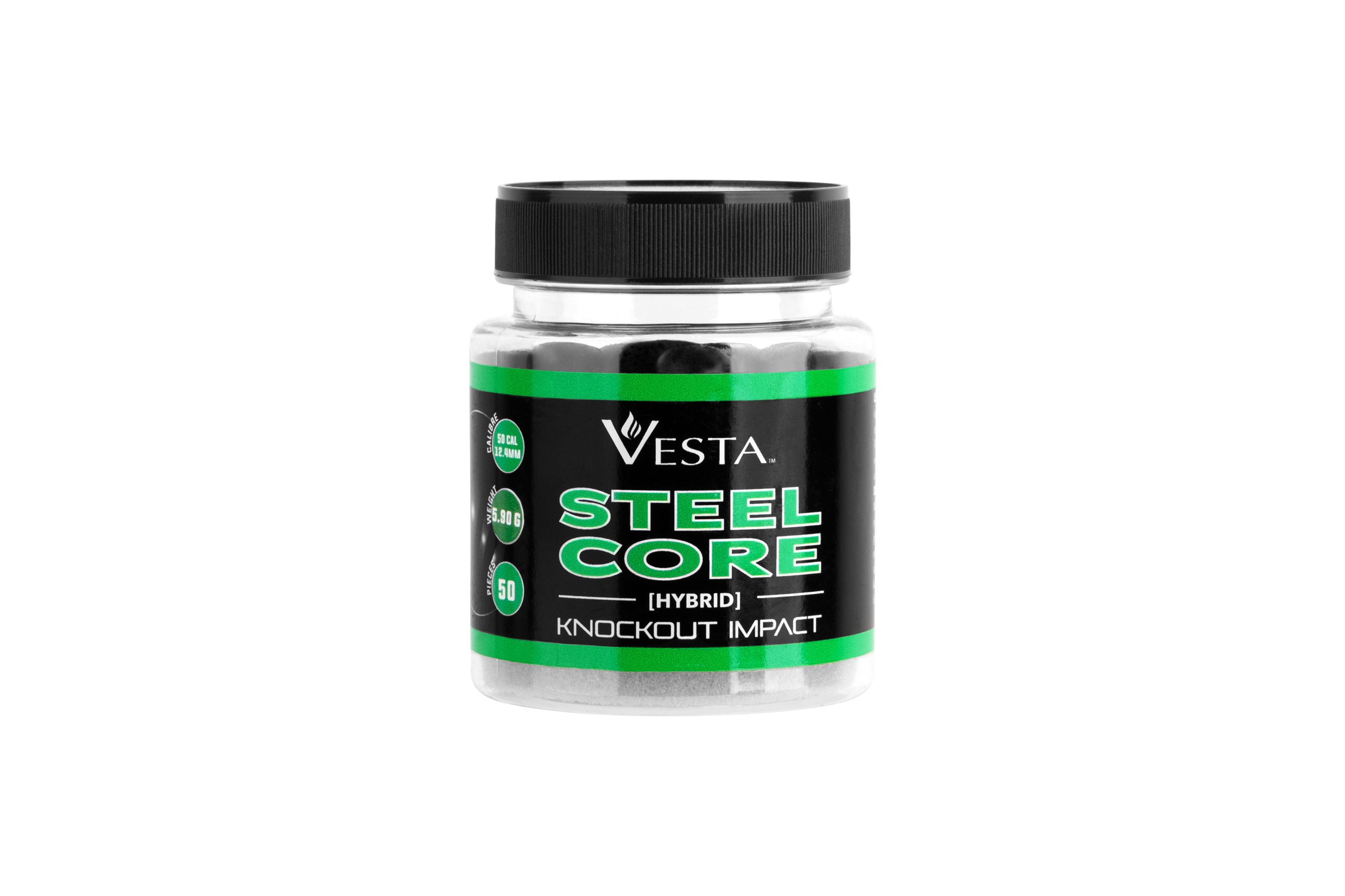 VESTA Steel Core .50 Stahlkugeln 5,9g 50 Stück VESTA Steel Core .50 Stahlkugeln 5,9g 50 Stück
