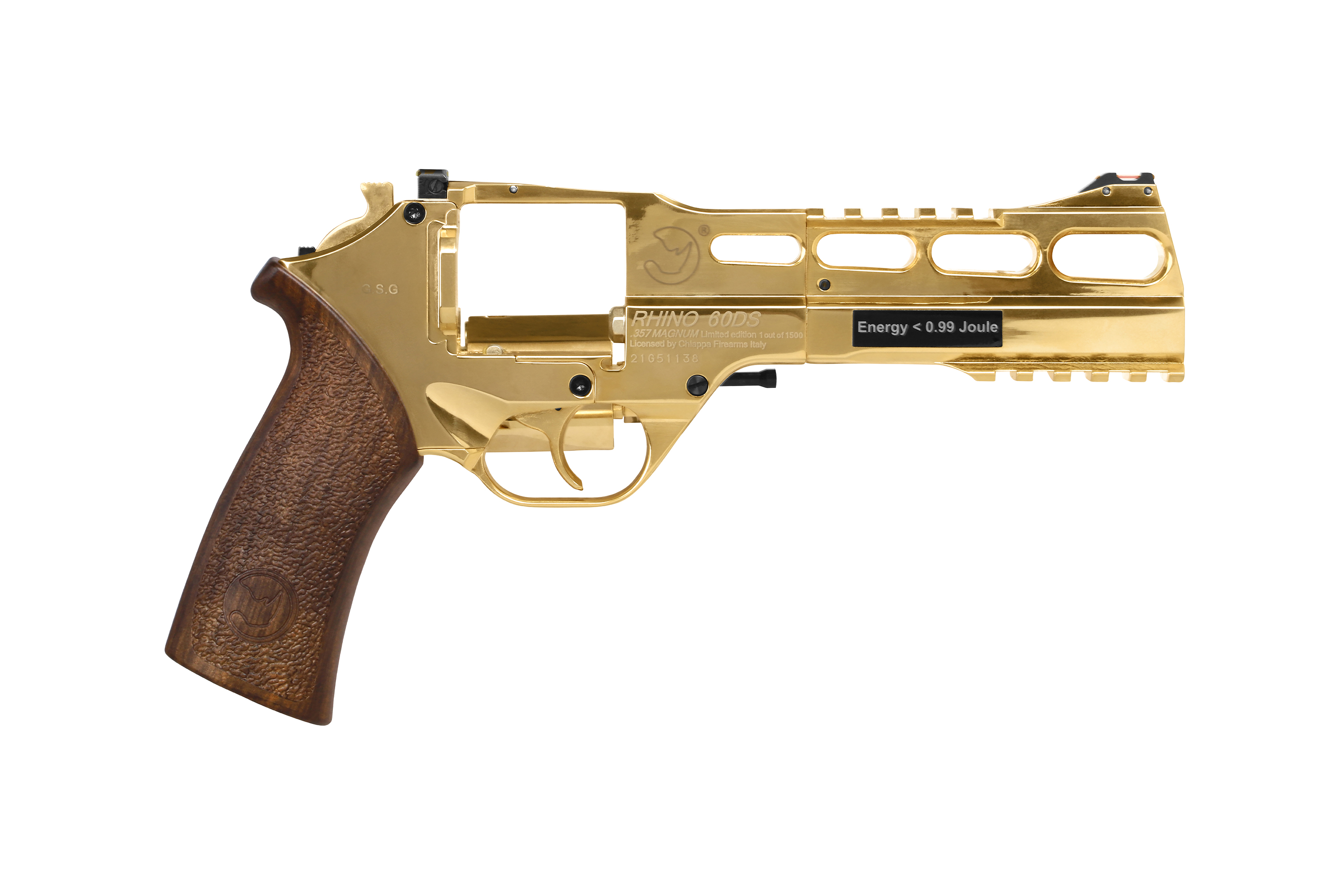 Chiappa 60DS Gold 6mm limitiert - Airsoft Co2  Non Blowback | B-Ware
