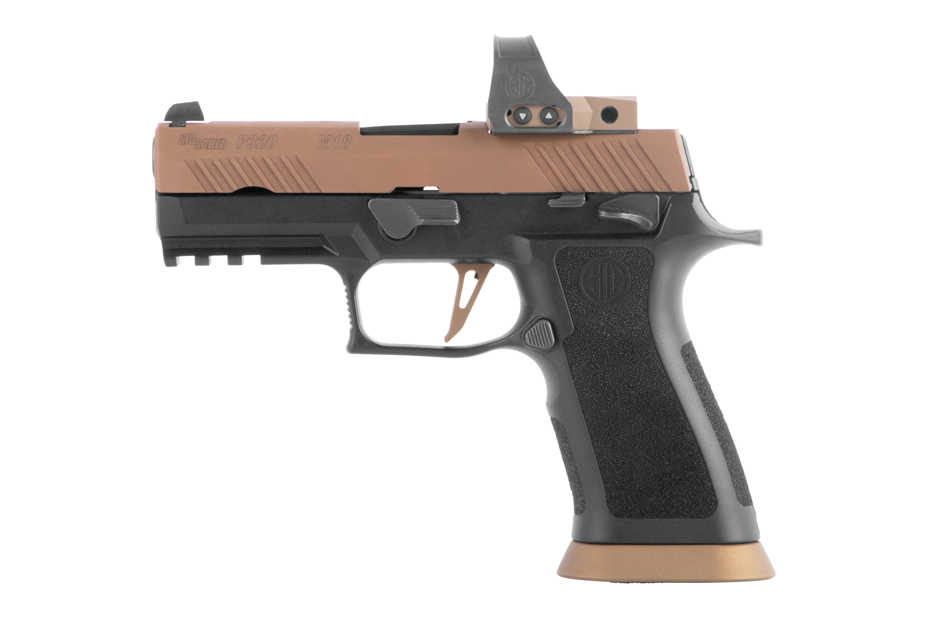 SIG SAUER P320-M18 XCarry Bicolor Bronze 9mm Luger - Selbstladepistole SIG SAUER P320-M18 XCarry Bicolor Bronze 9mm Luger - Selbstladepistole