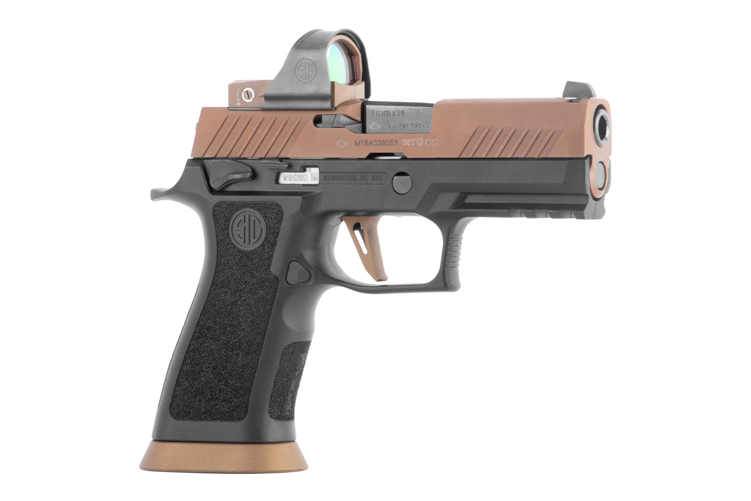 SIG SAUER P320-M18 XCarry Bicolor Bronze 9mm Luger - Selbstladepistole