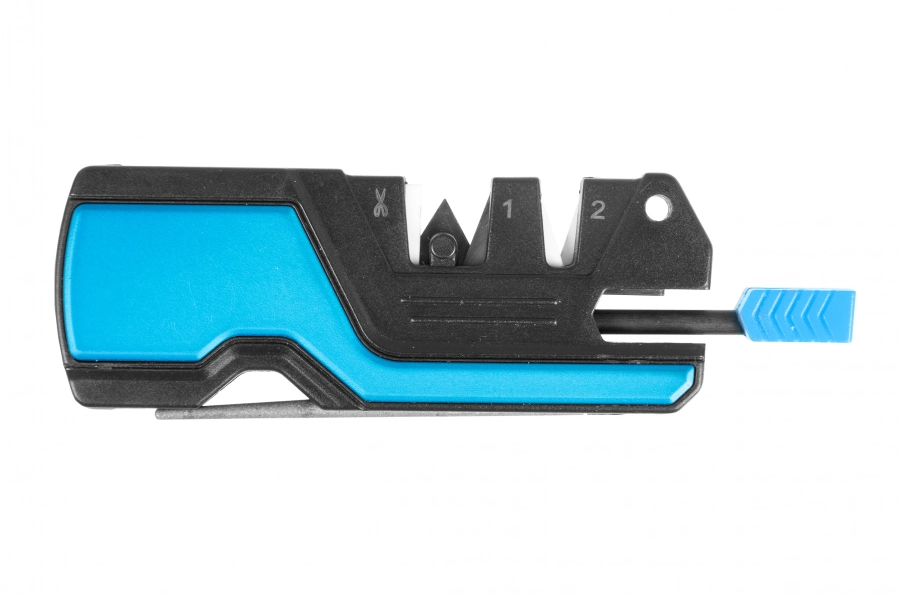THE EDGE bushSHARP Messerschärfer Multitool blau