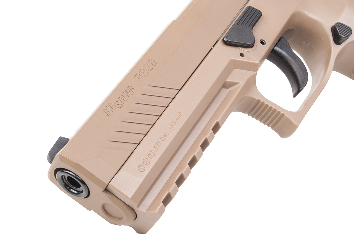 SIG SAUER P320 Coyote Tan 4,5mm - Druckluft Co2 BlowBack SIG SAUER P320 Coyote Tan 4,5mm - Druckluft Co2 BlowBack