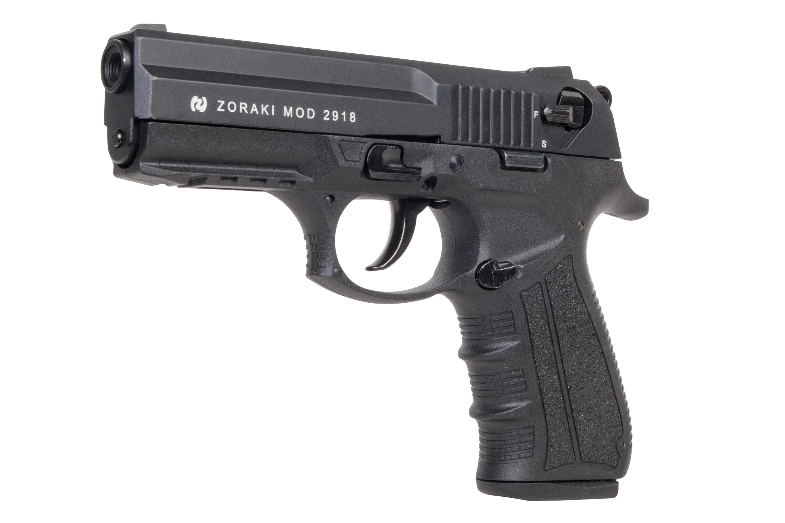 Zoraki 2918 Schwarz 9mm P.A.K. - Gas Signal