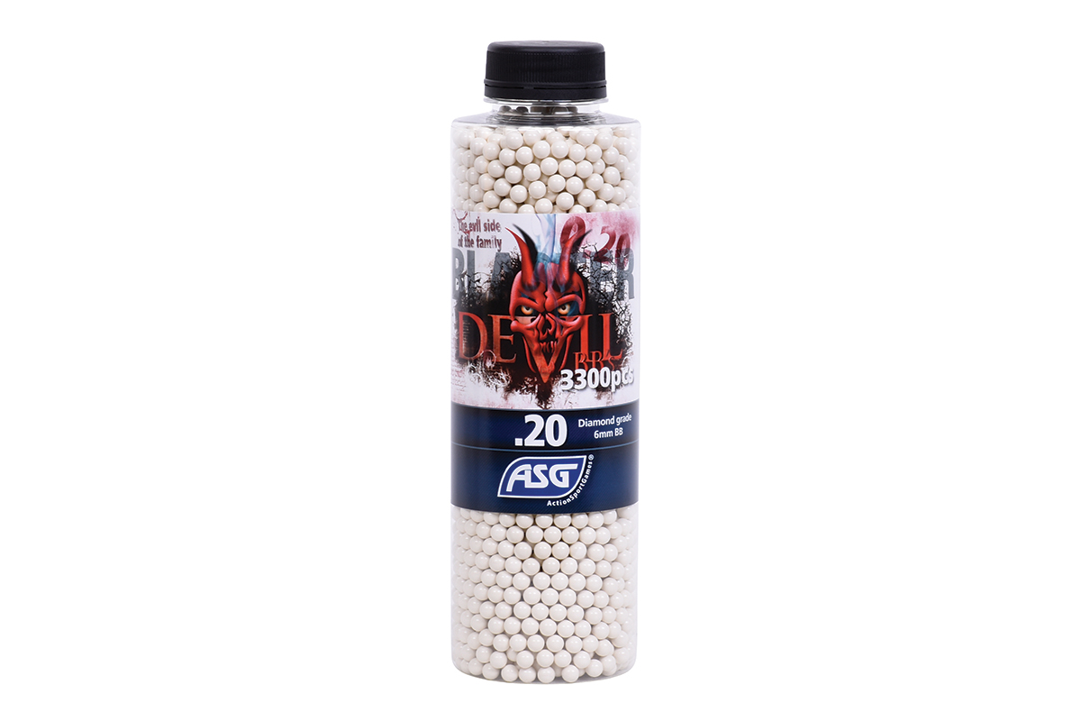 ASG Blaster Devil 6mm BBs Weiß 0,20 g 3.300 Stück ASG Blaster Devil 6mm BBs Weiß 0,20 g 3.300 Stück