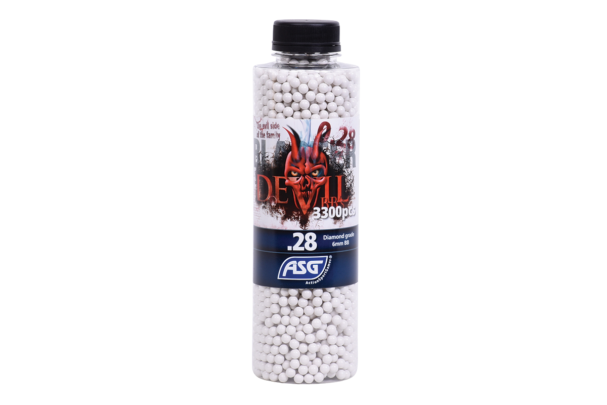 ASG Blaster Devil 6mm BBs Weiß 0,25 g 3.300 Stück