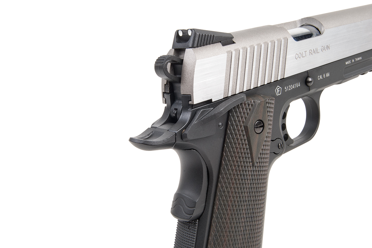 Colt 1911 Railgun Bicolor 6mm - Airsoft Co2 BlowBack