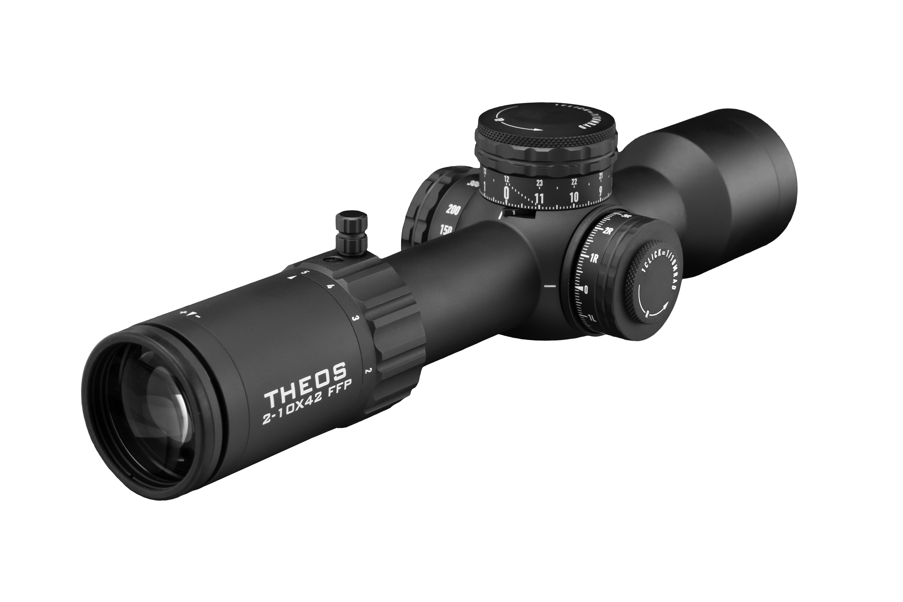 Element Optics Theos Zielfernrohr | 2-10x42 | MPR-1D MRAD FFP Schwarz