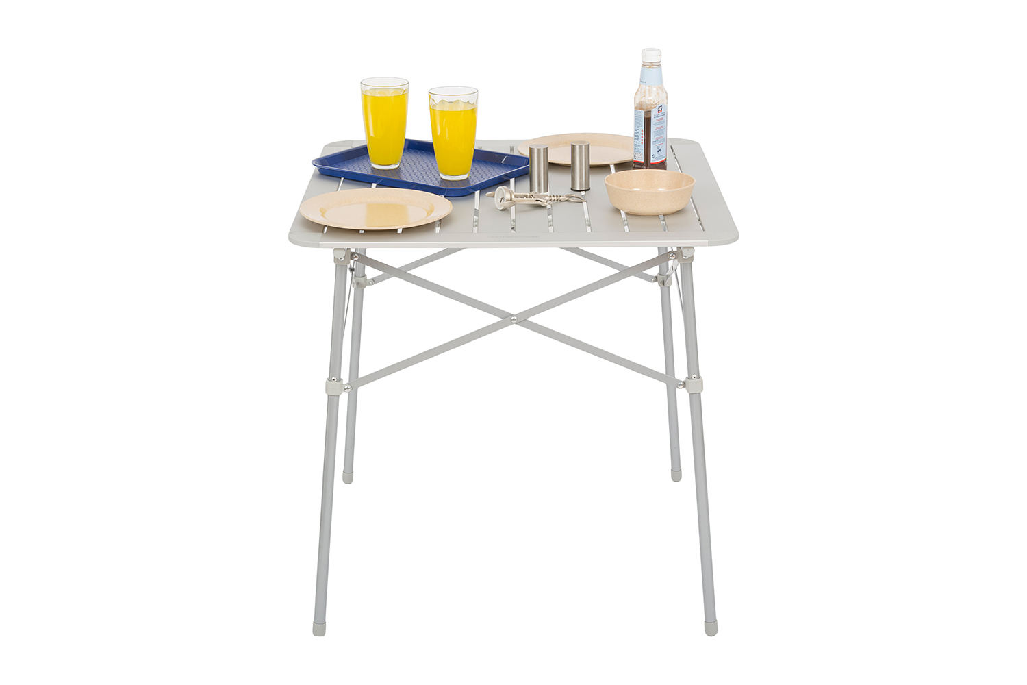 Highlander Campingtisch Klappbar 70x70cm Aluminium