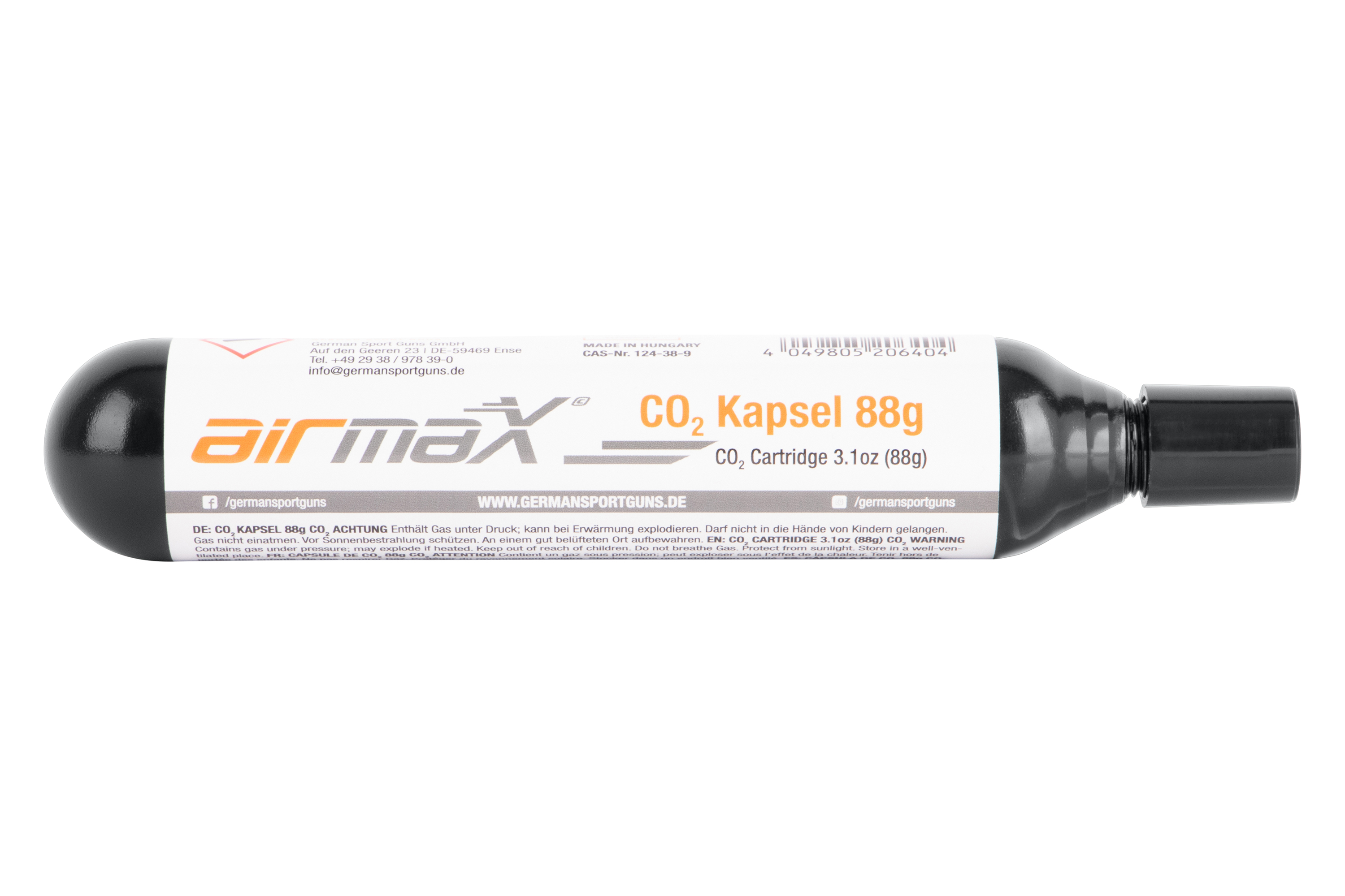 airmaX® Co2 Kapsel 88g airmaX® Co2 Kapsel 88g