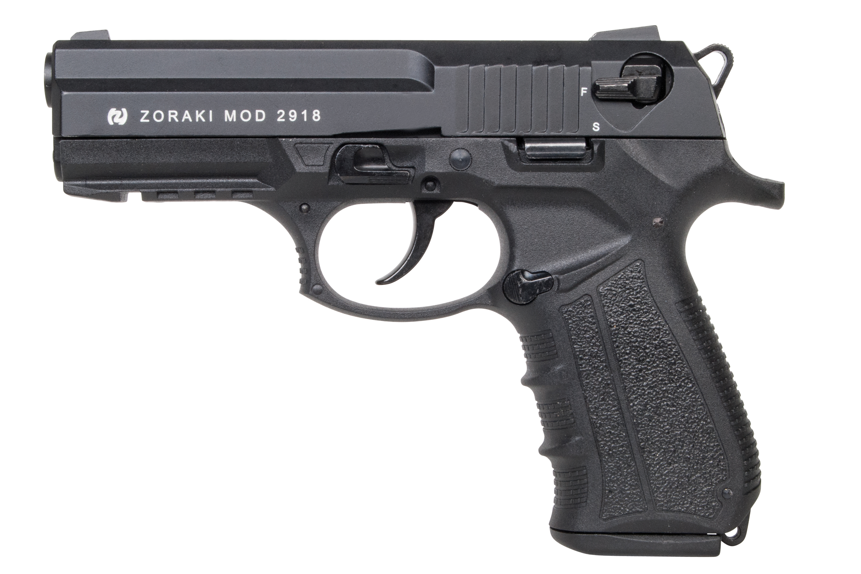 Zoraki 2918 Schwarz 9mm P.A.K. - Gas Signal