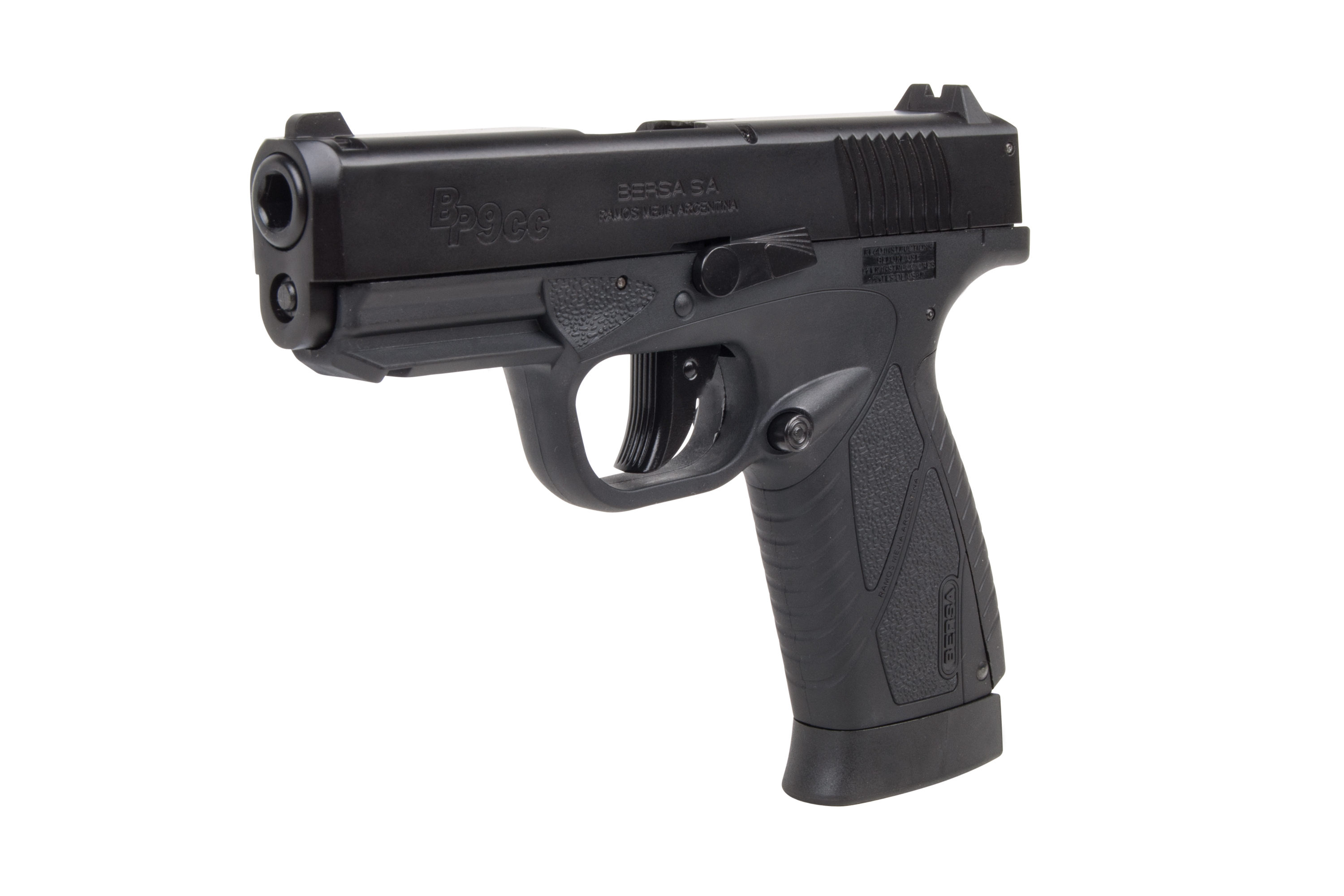 Bersa BP9CC Schwarz 4,5mm BB - Druckluft Co2 Non BlowBack