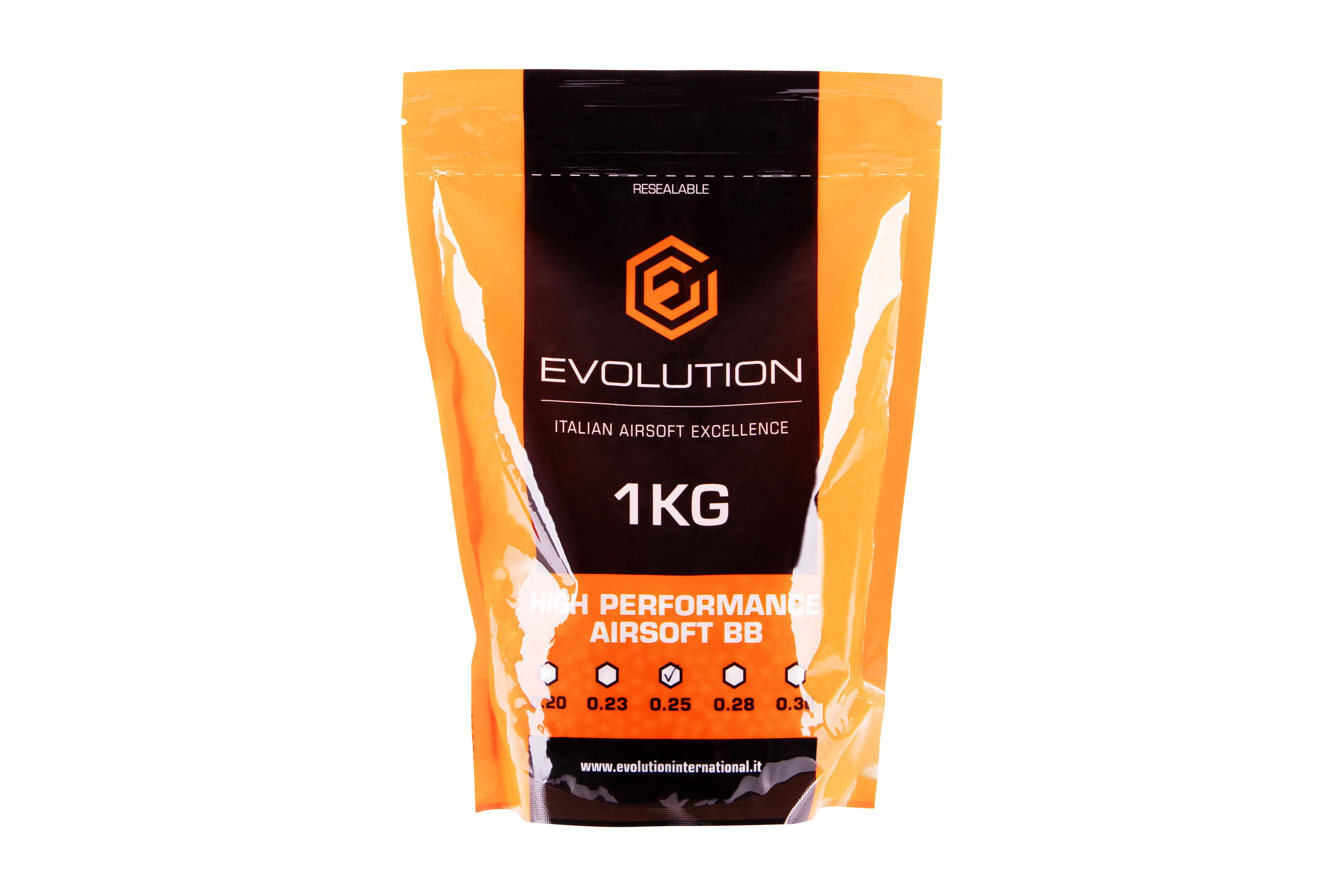 Evolution High Performance Airsoft BBs 6mm 0,25g 4.000 Stück Evolution High Performance Airsoft BBs 6mm 0,25g 4.000 Stück